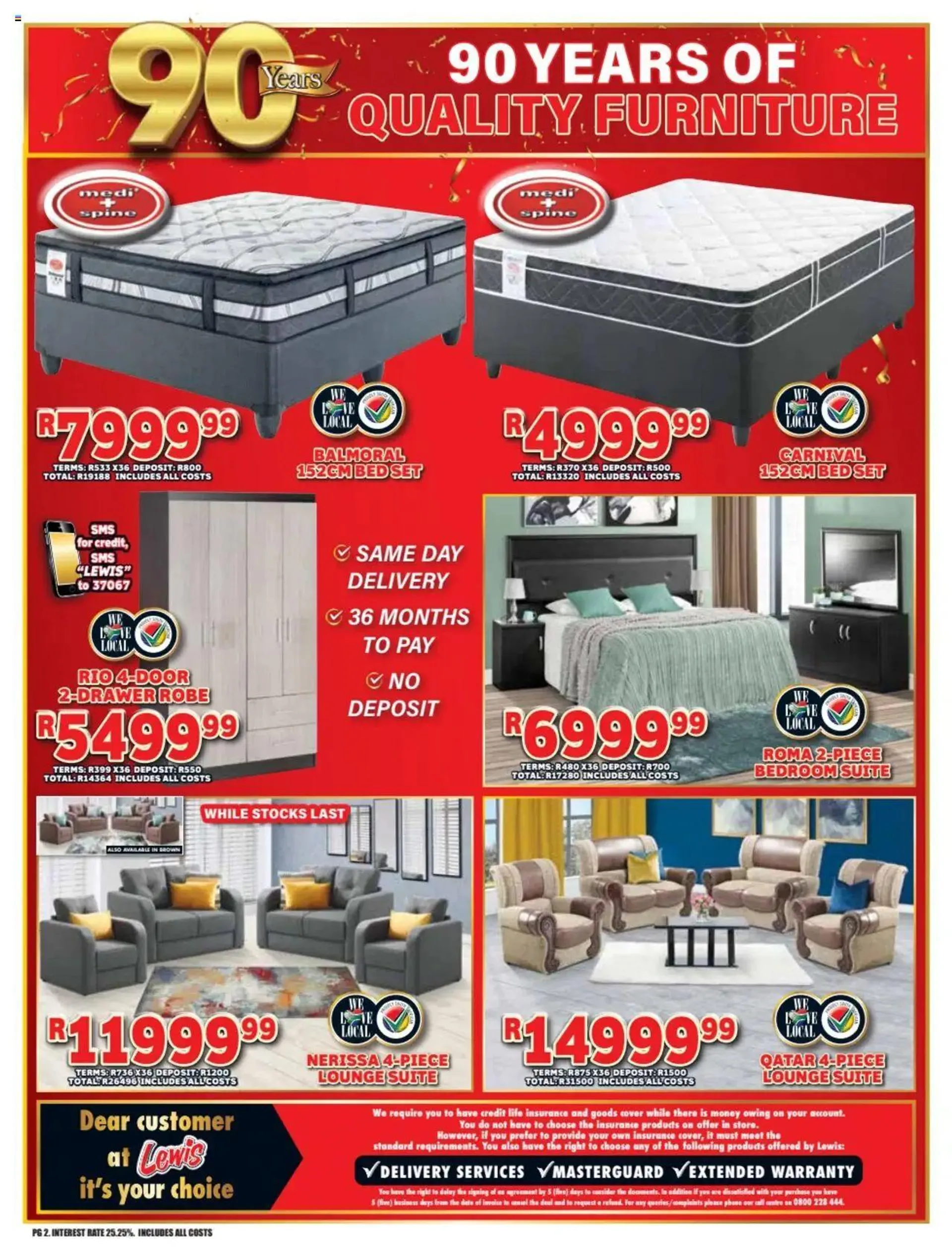 Lewis Stores Specials - 1