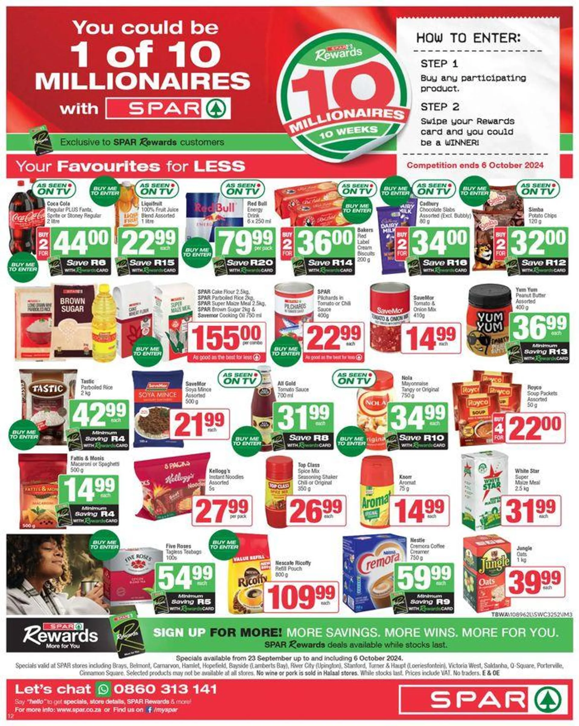 Specials Spar from 23 September to 6 October 2024 - Catalogue Page 8