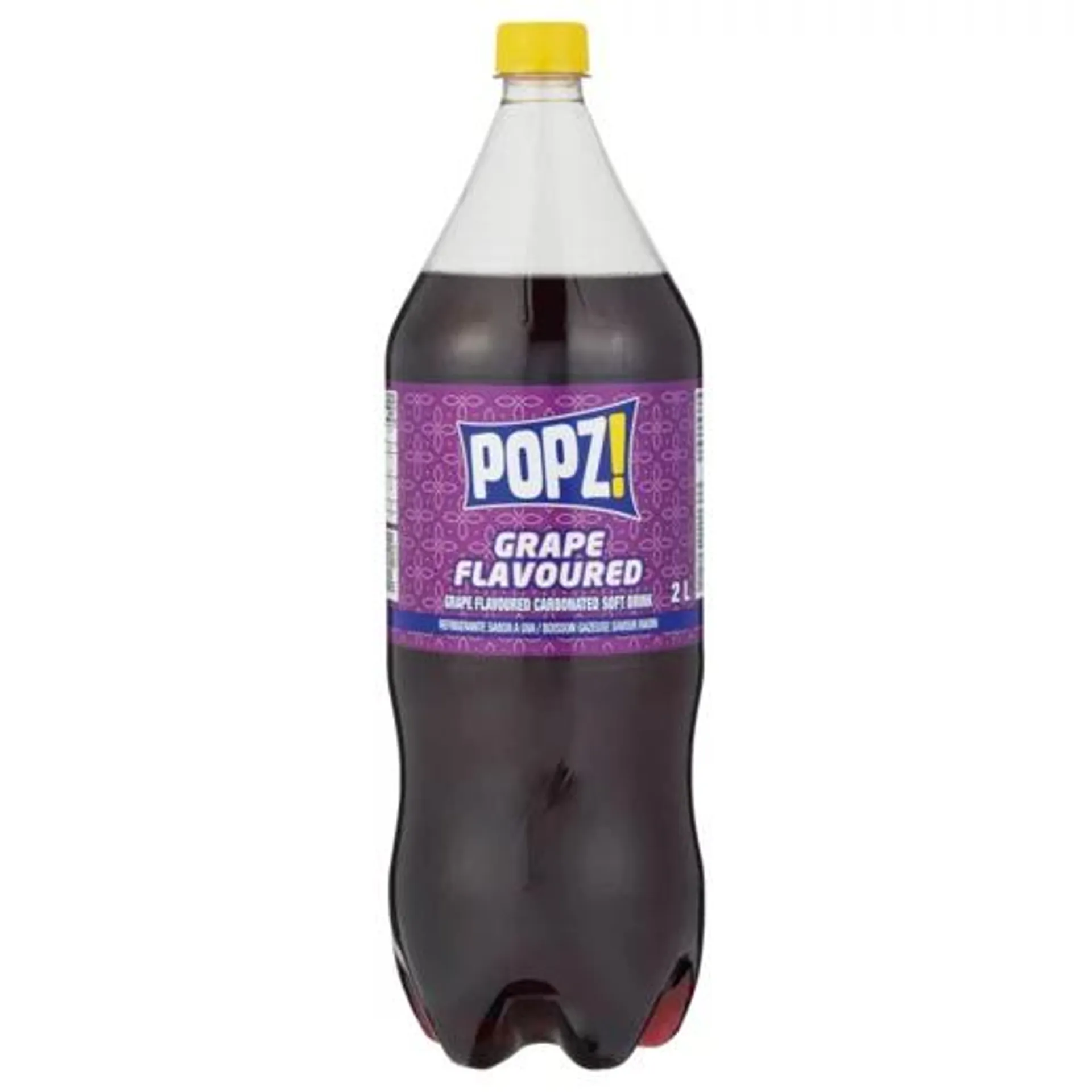 Popz! Grape Flavoured Soft Drink 2L