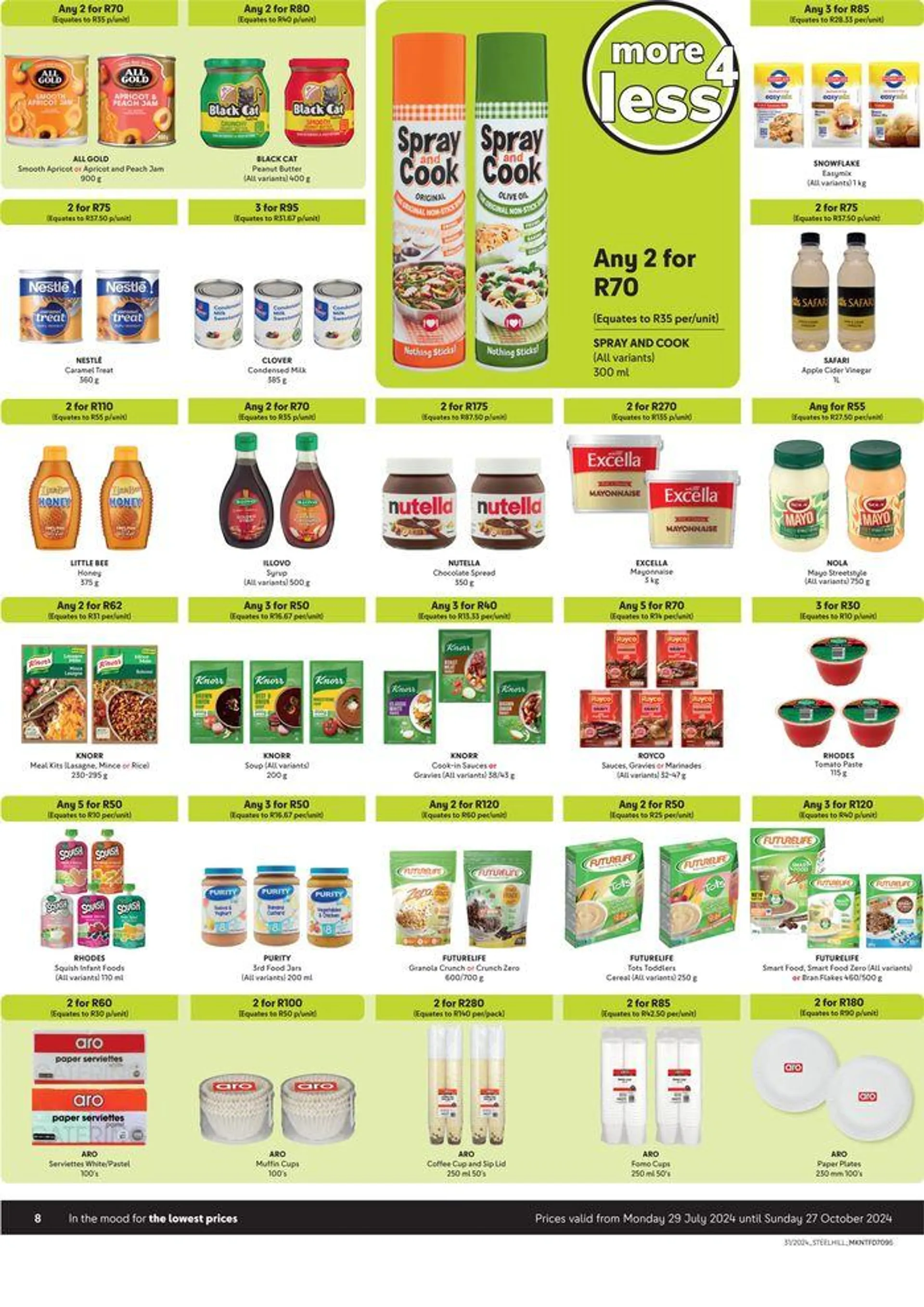 Makro : More 4 Less from 29 July to 27 October 2024 - Catalogue Page 8