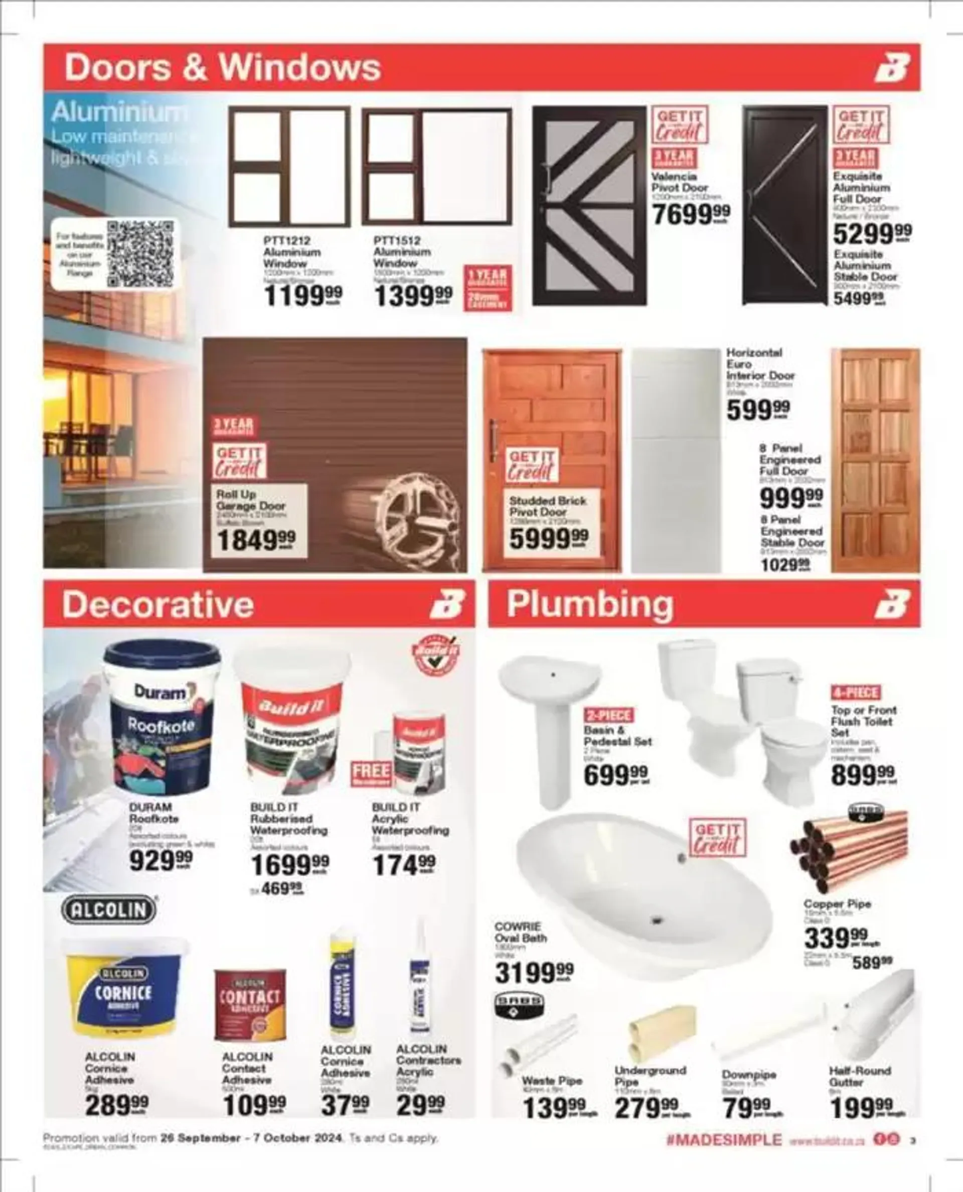 Build It Specials from 26 September to 7 October 2024 - Catalogue Page 3