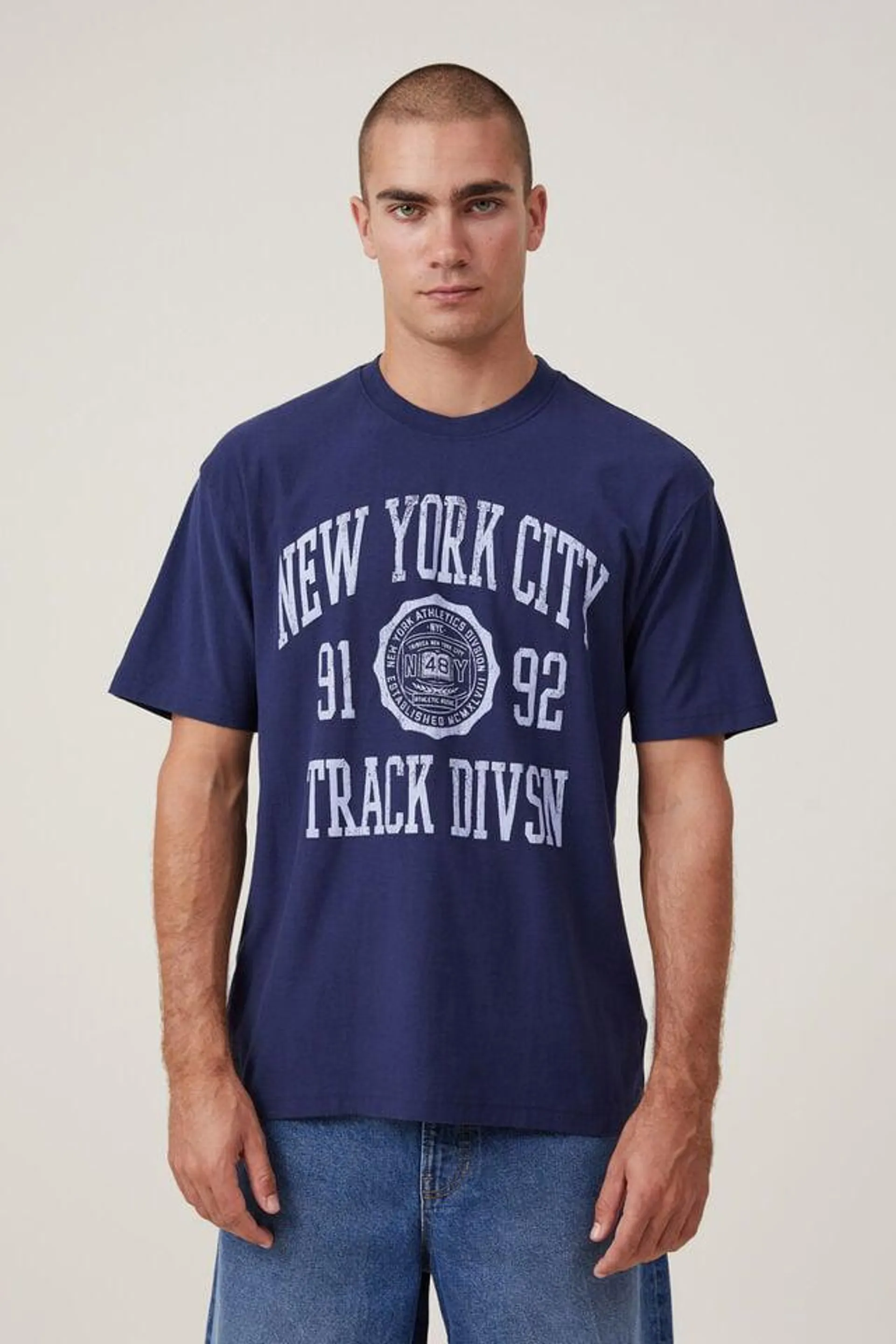 Loose Fit College T-Shirt