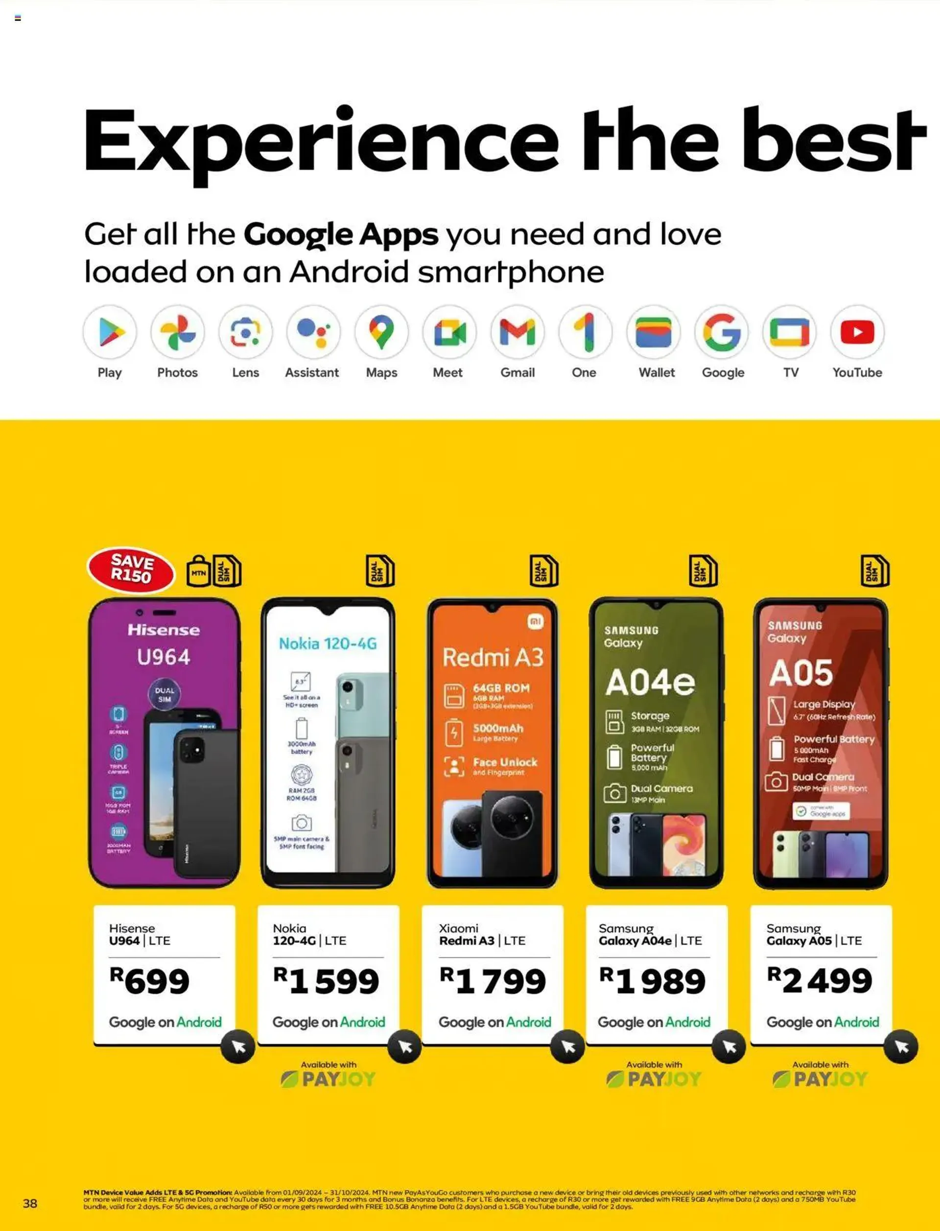 MTN Deals from 7 September to 6 October 2024 - Catalogue Page 40