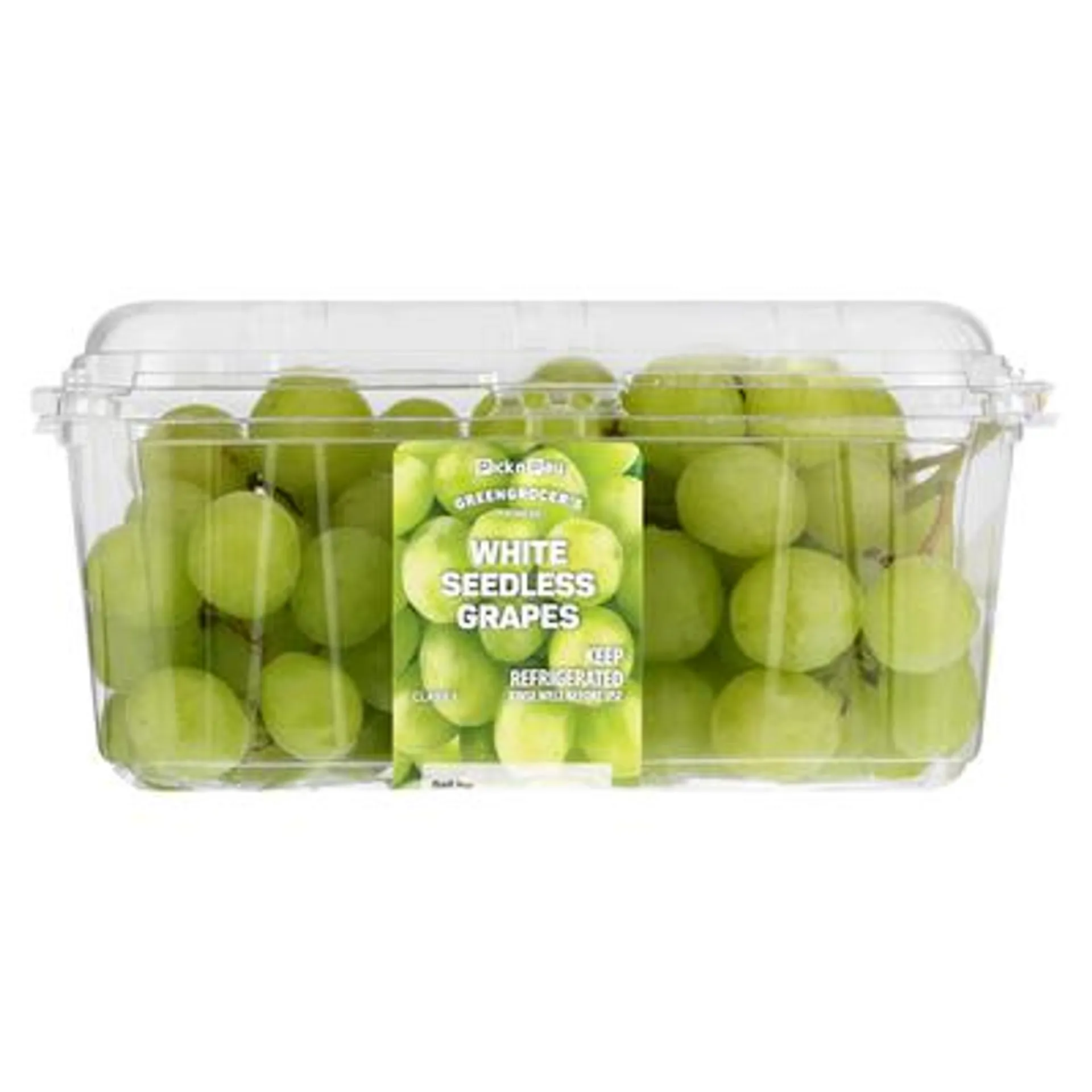 PnP White Seedless Grapes 500g