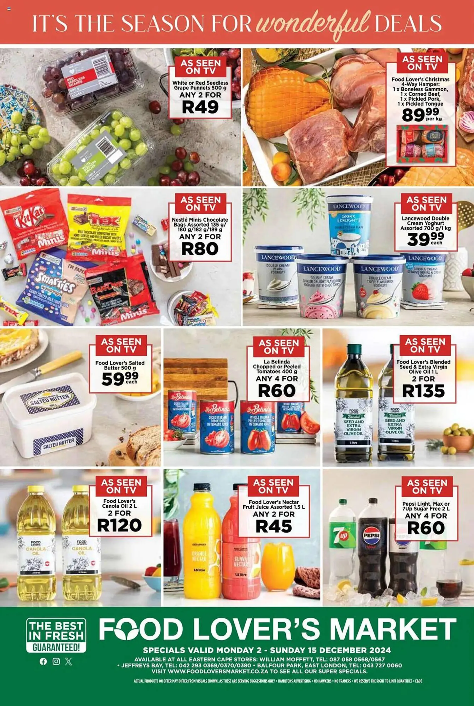 Food Lover's Market catalogue from 2 December to 15 December 2024 - Catalogue Page 16