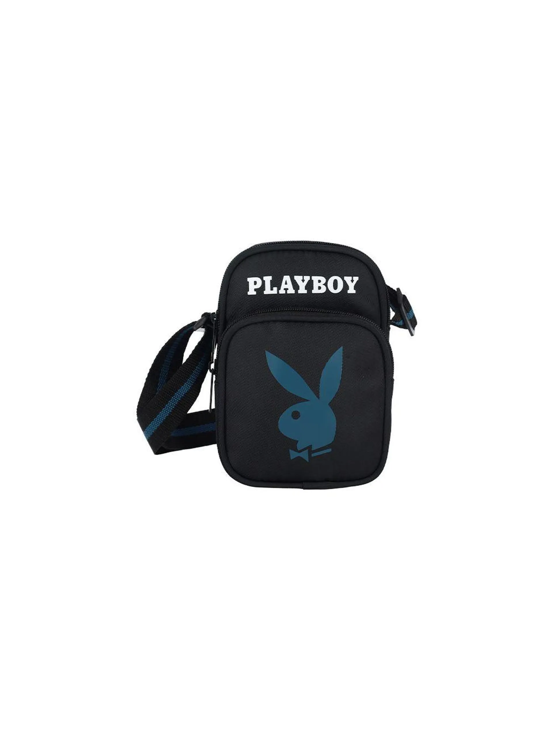 Playboy Rabbit Line Sling Bag Black/Blue