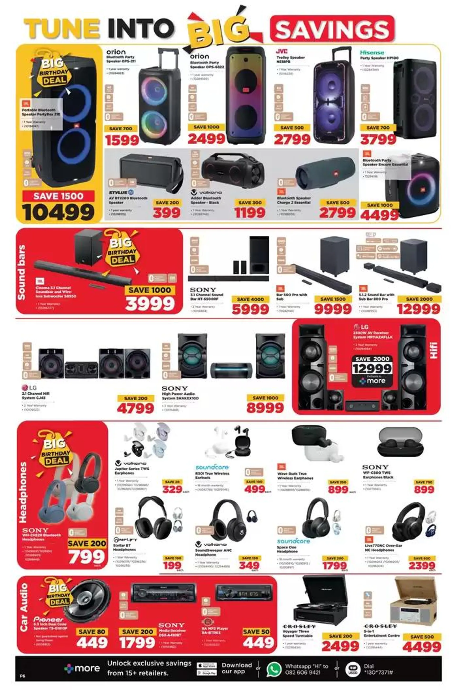 Catalogue HiFi Corp from 23 September to 30 September 2024 - Catalogue Page 6