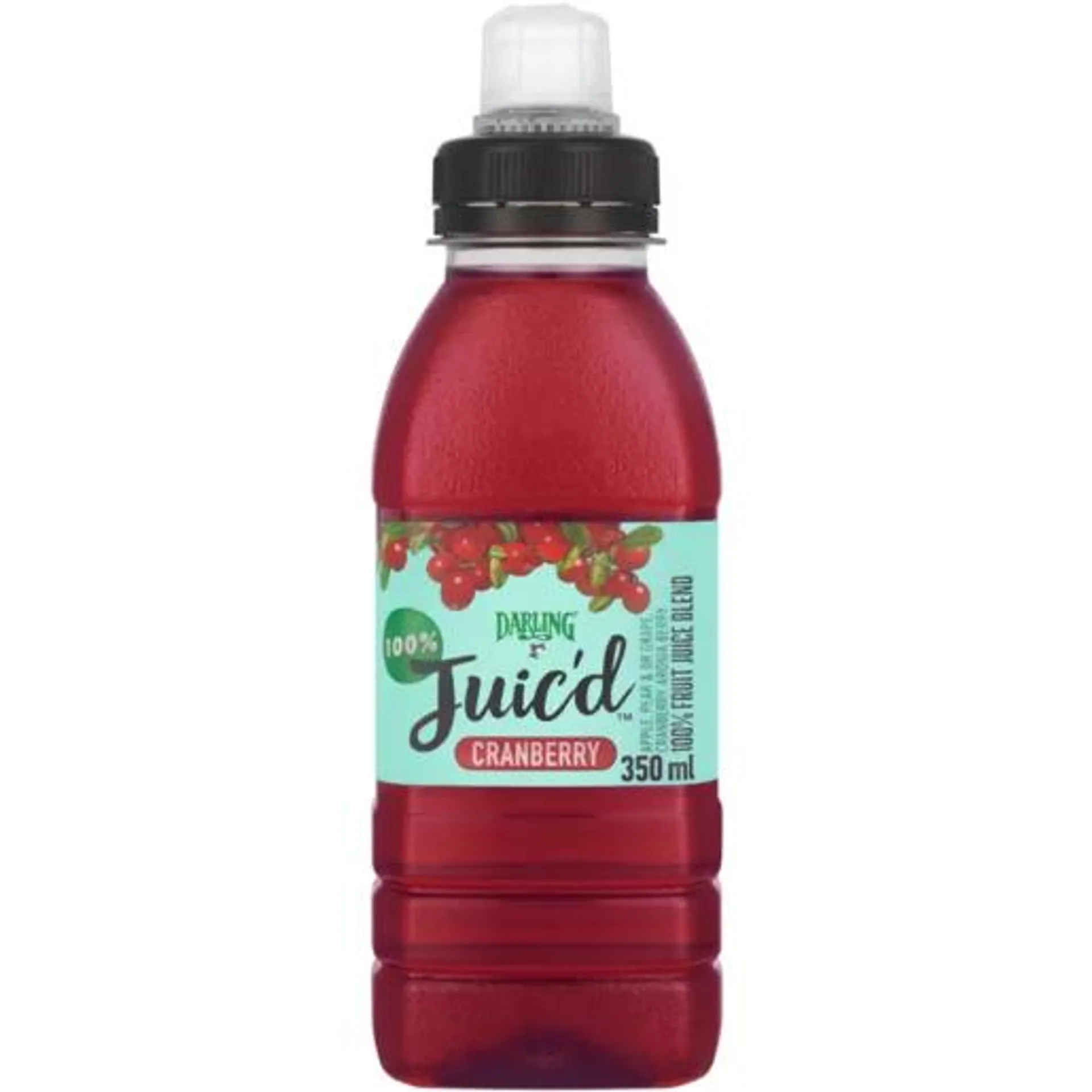 Darling Juic'd Cranberry 100% Fruit Juice Blend 350ml