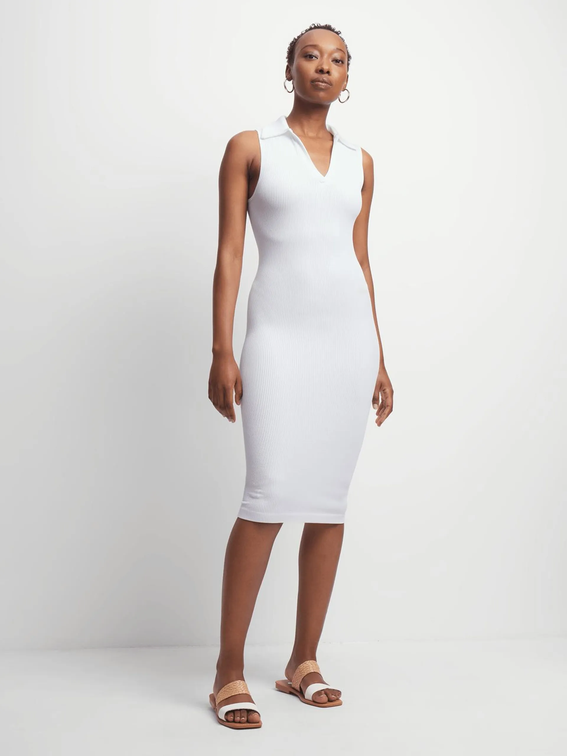 Jet Women's White Seamless Dress