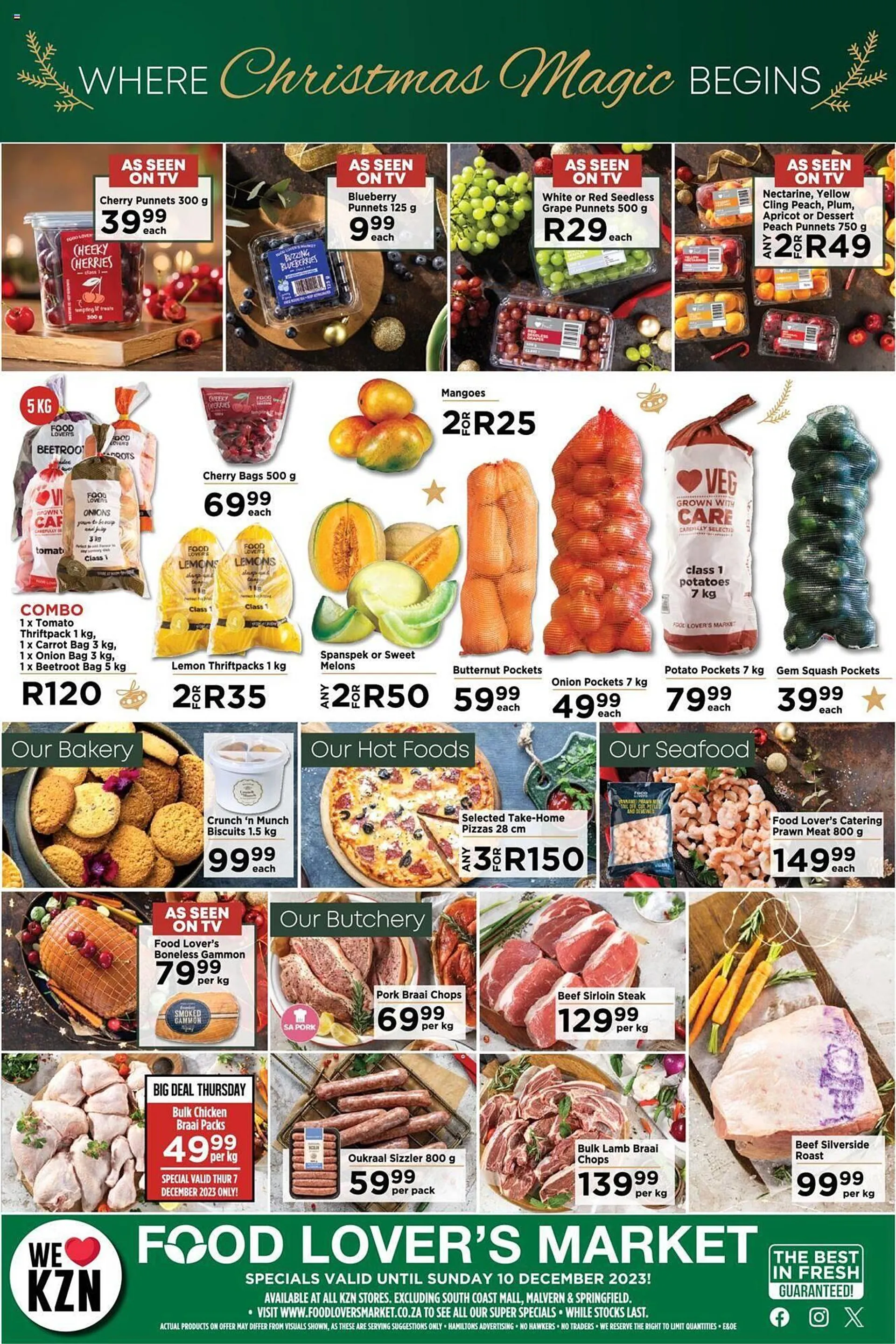 Food Lover's Market catalogue from 4 December to 10 December 2023 - Catalogue Page 1