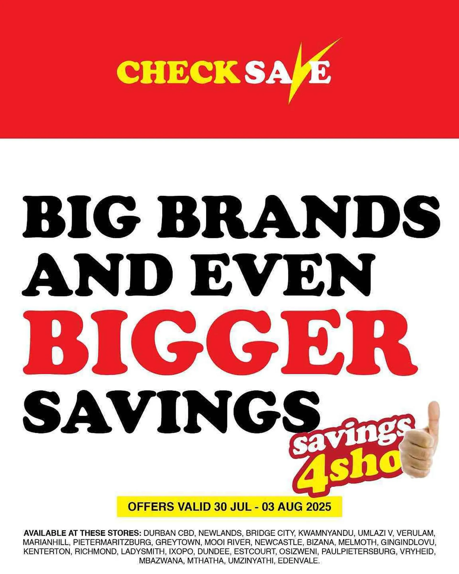 Check Save catalogue from 30 July to 3 August 2025 - Catalogue Page 1