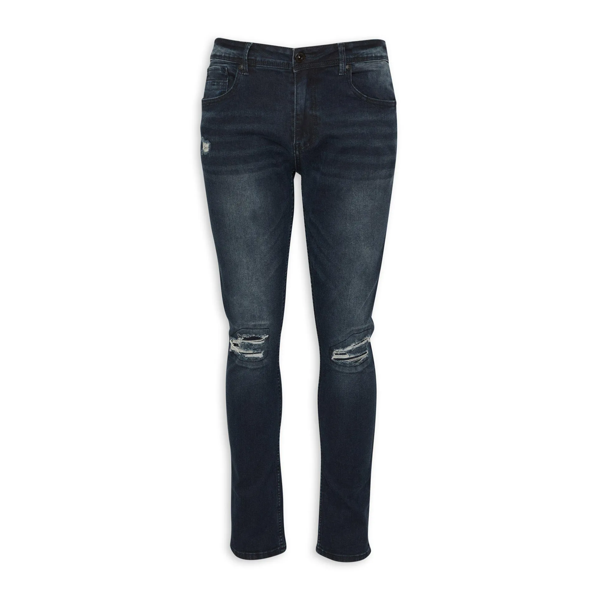 Indigo Ripped Skinny Jeans