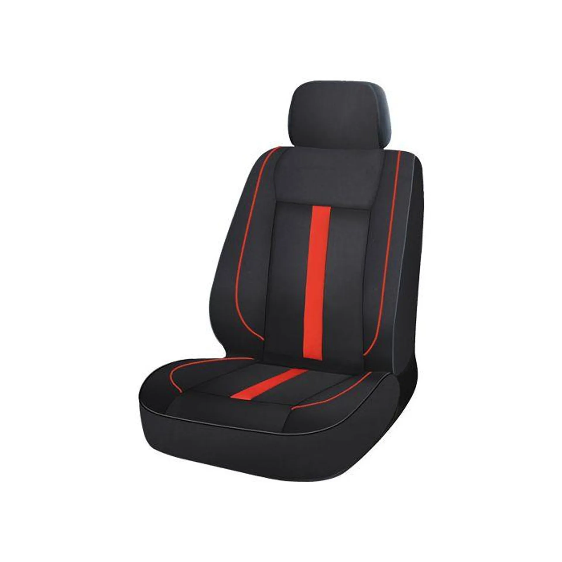 DELUXE SEAT CUSHION BLACK/RED