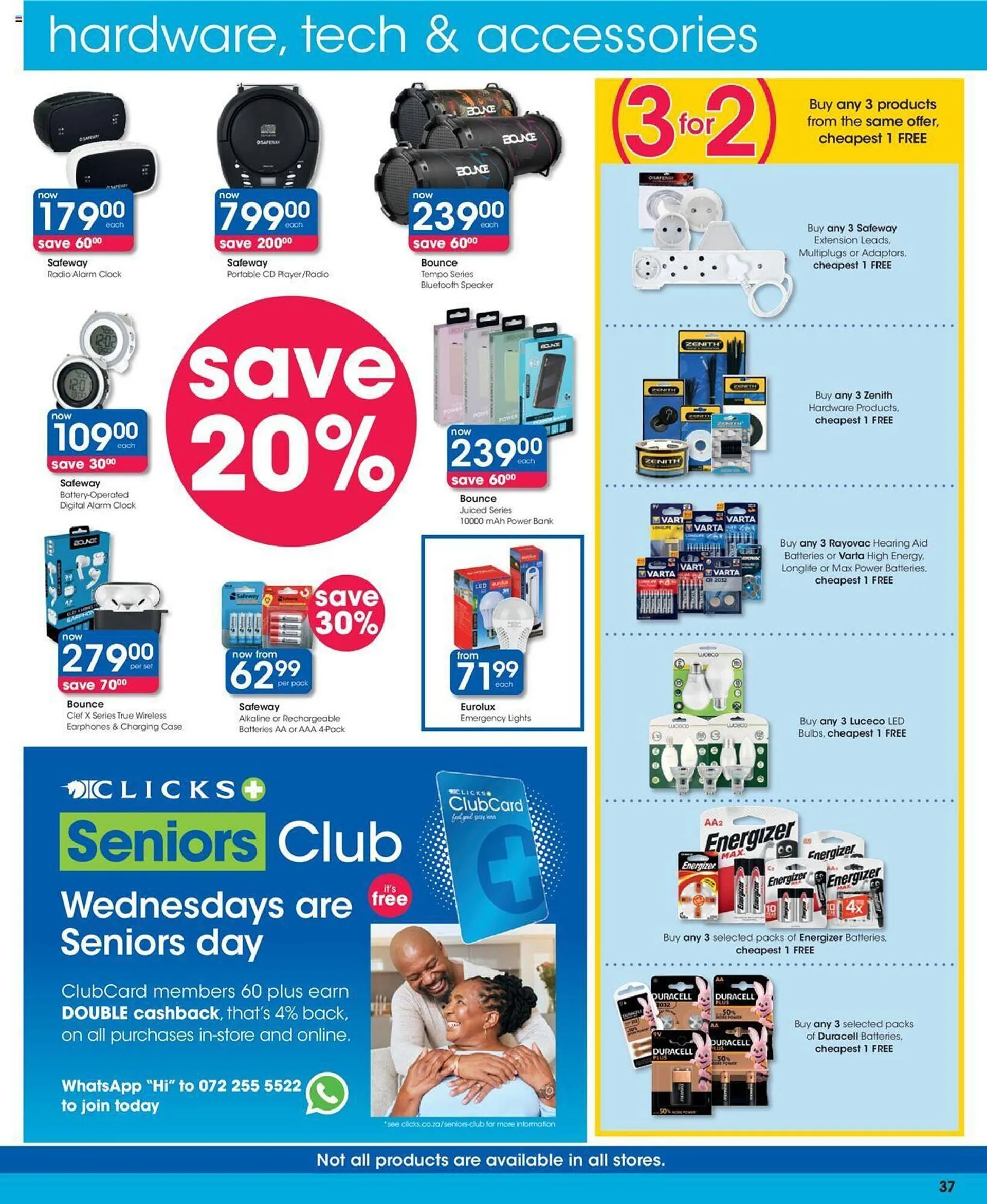 Clicks catalogue from 17 October to 30 October 2024 - Catalogue Page 37