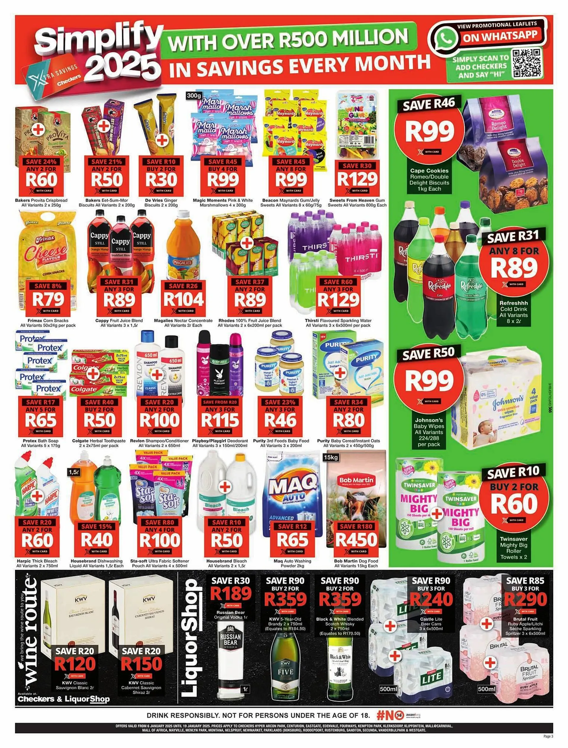 Checkers catalogue from 6 January to 19 January 2025 - Catalogue Page 3