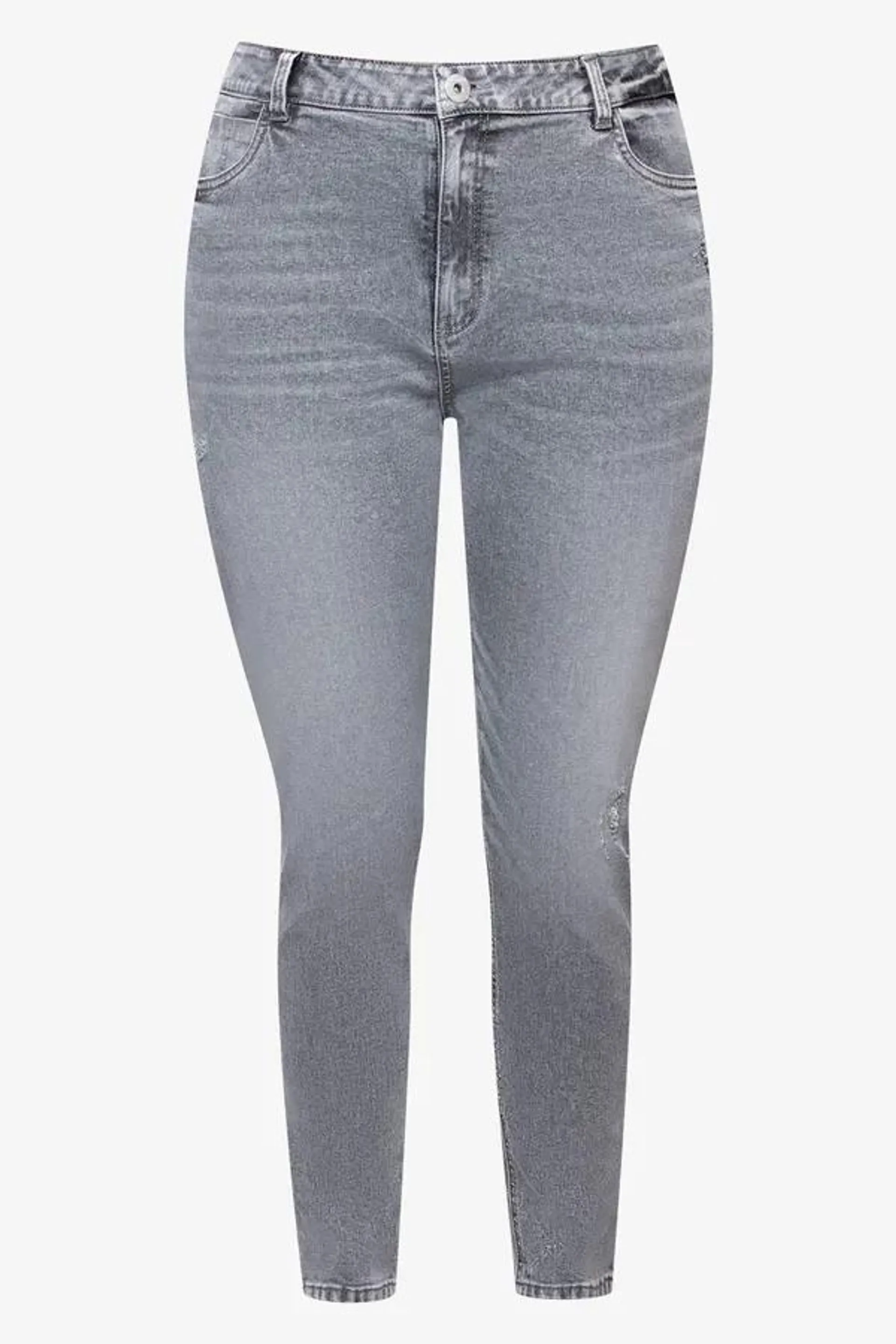 Skinny denim jeans grey