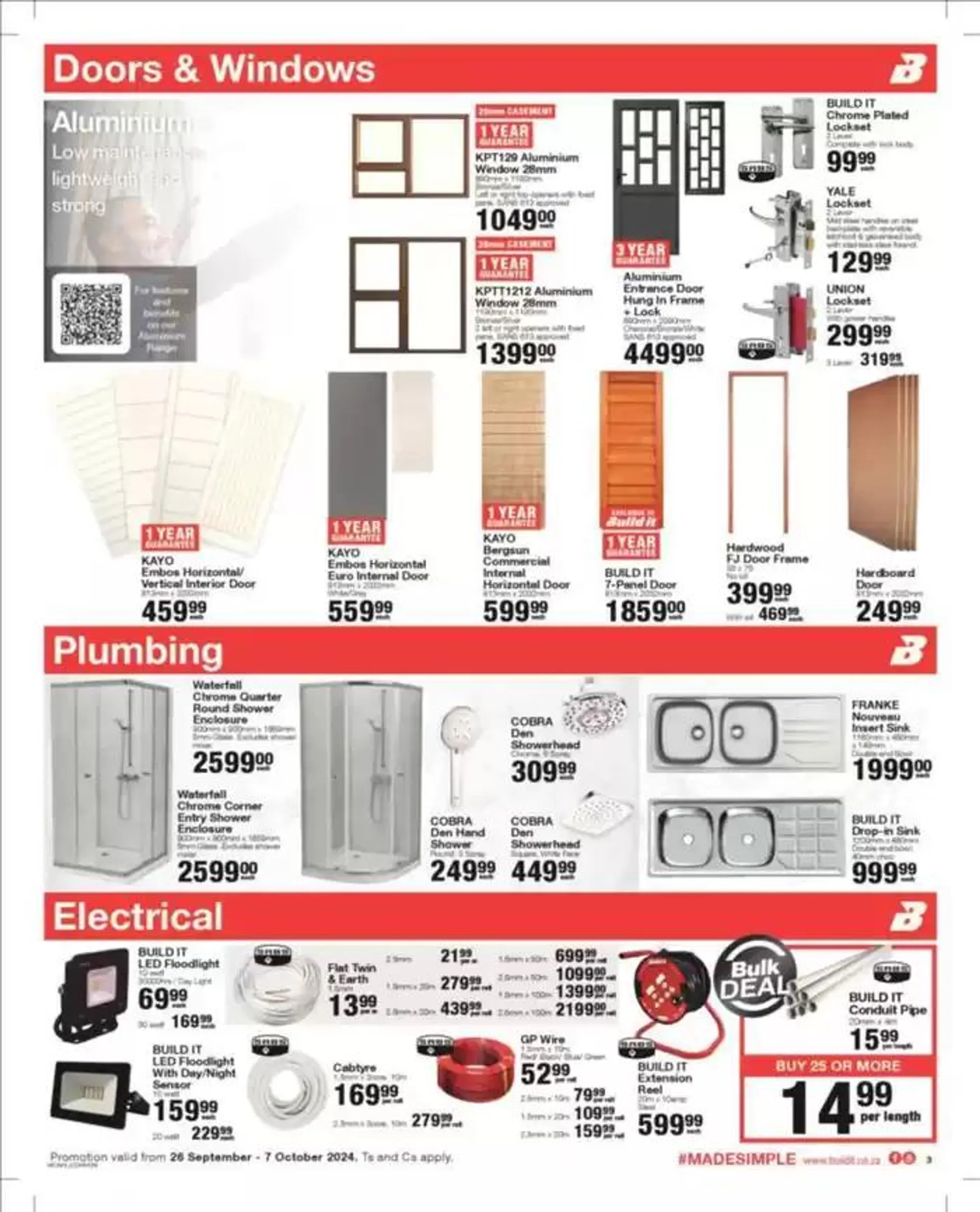 Build It Specials from 26 September to 7 October 2024 - Catalogue Page 3