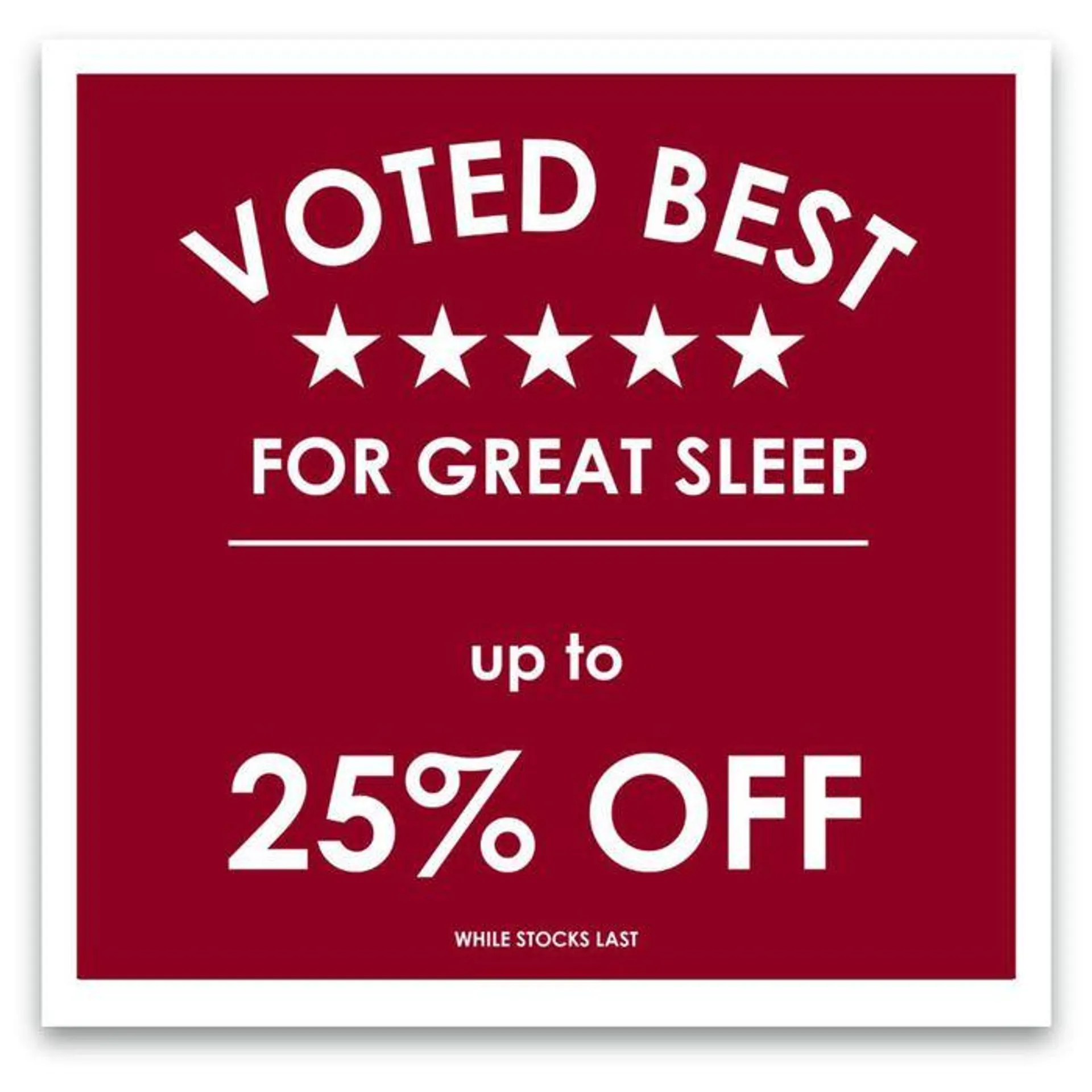 Voted Best for Great Sleep! - 1