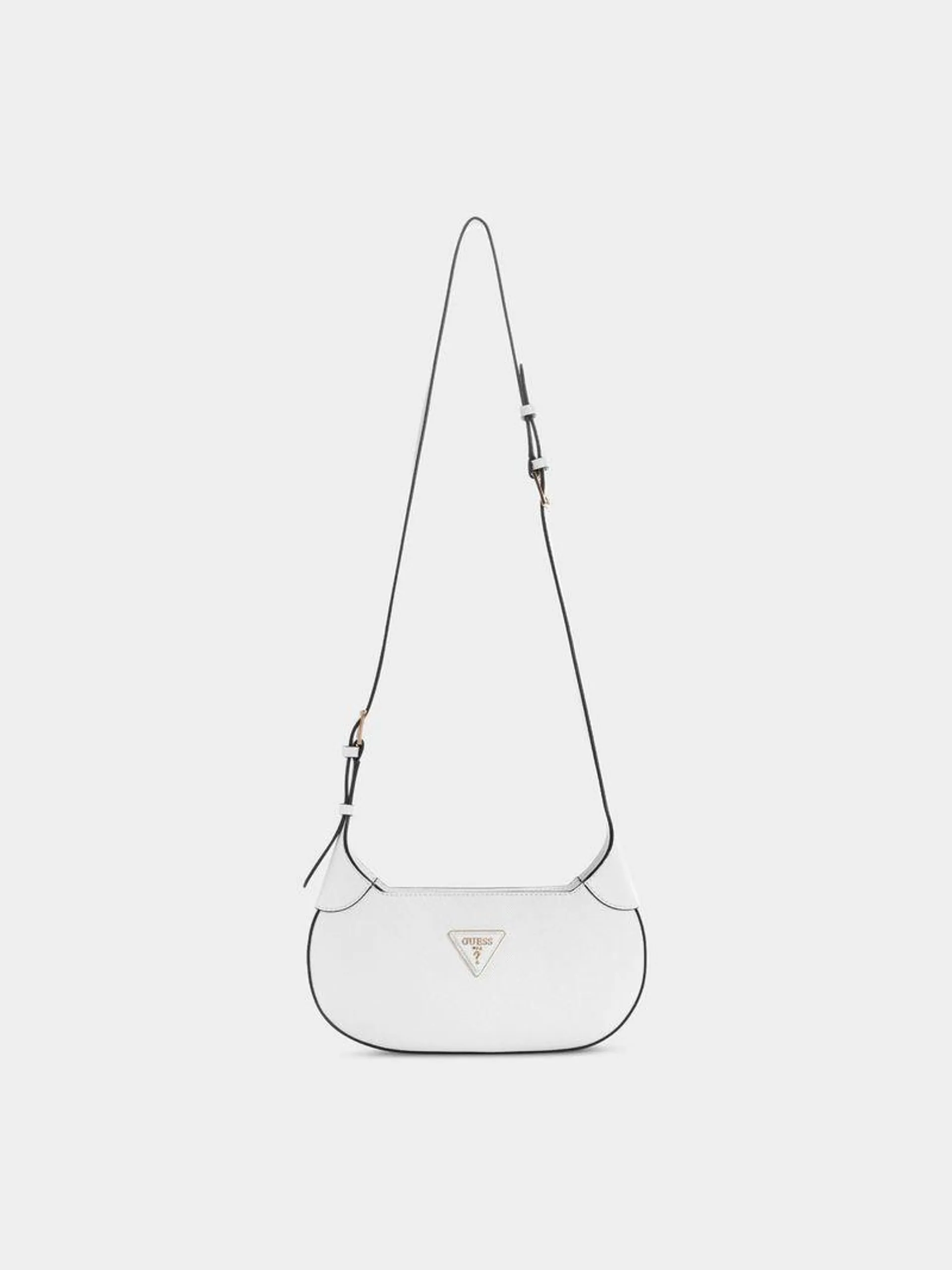 Women's Guess White Avis Convertible Top Zip Bag