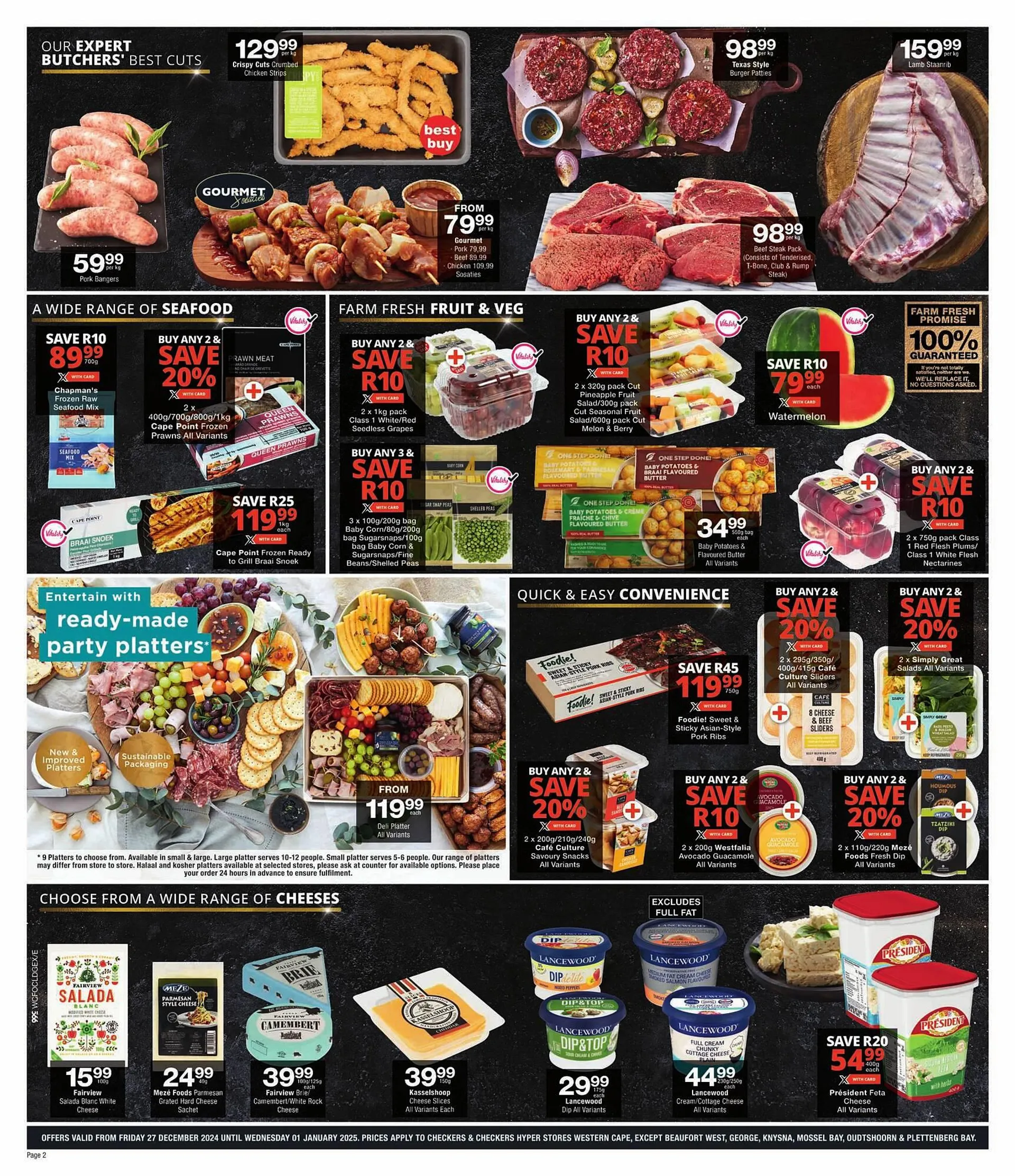 Checkers catalogue from 27 December to 1 January 2025 - Catalogue Page 2