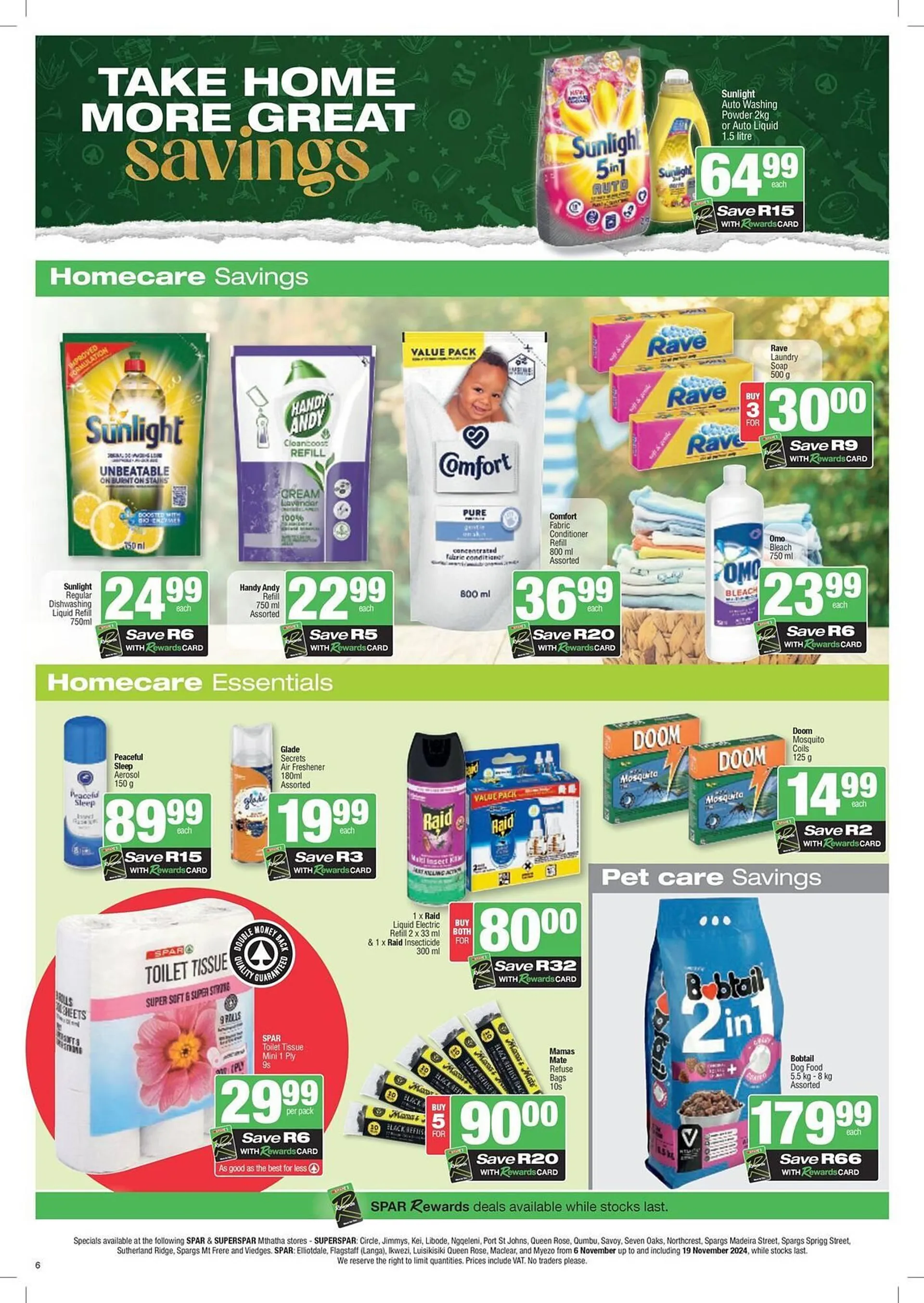 Spar catalogue from 6 November to 19 November 2024 - Catalogue Page 6