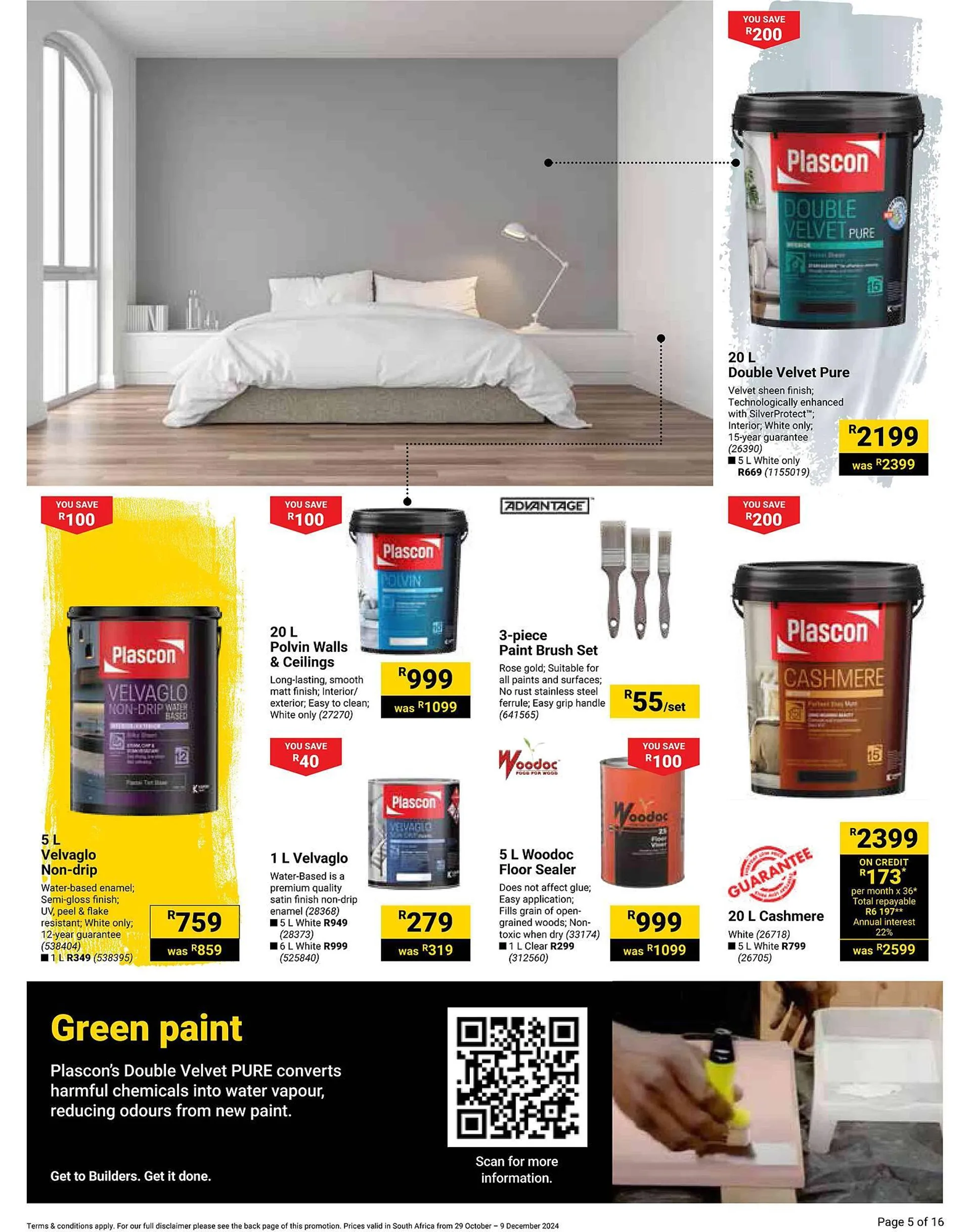 Builders Warehouse catalogue from 29 October to 9 December 2024 - Catalogue Page 1
