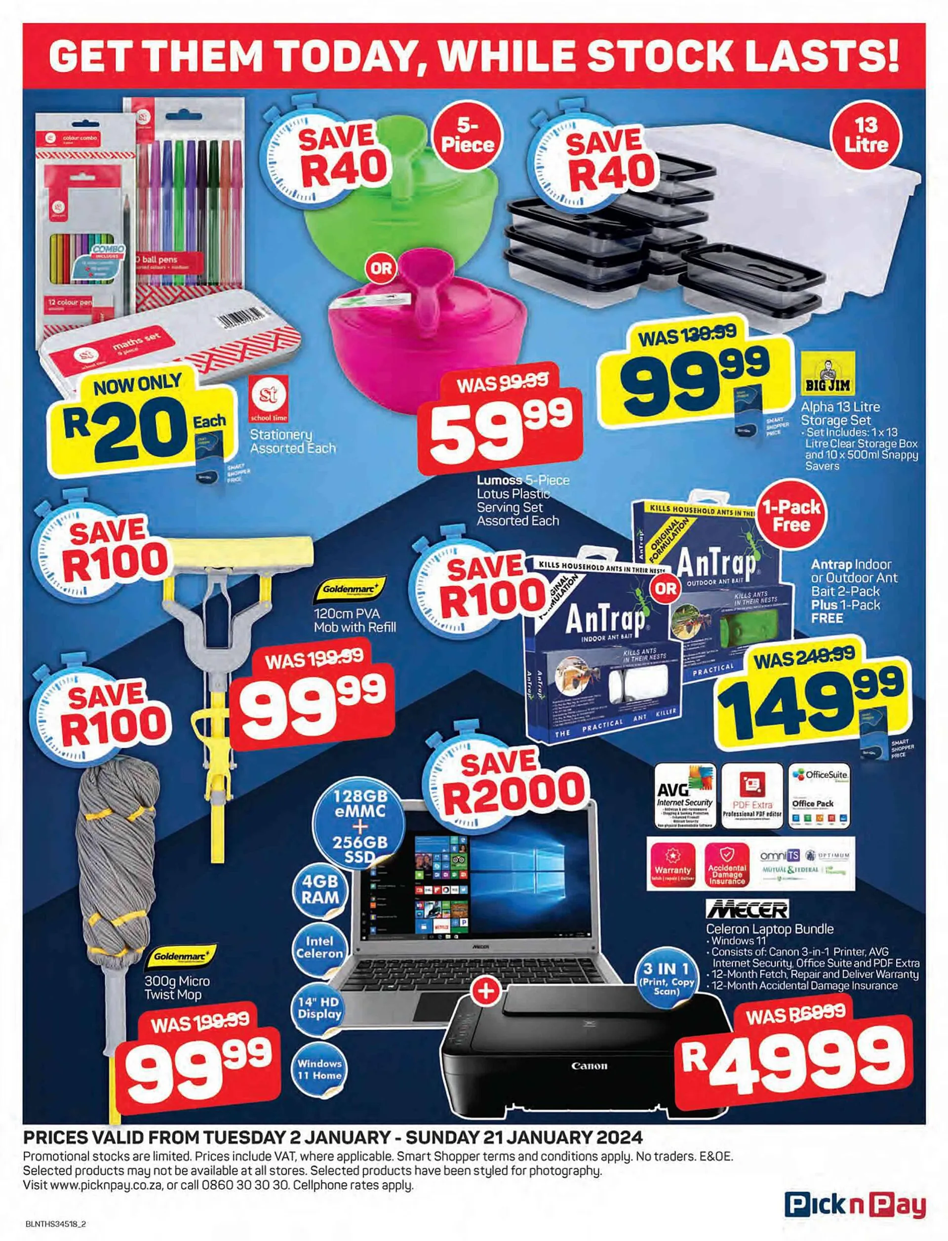 Pick n Pay catalogue from 2 January to 21 January 2024 - Catalogue Page 2