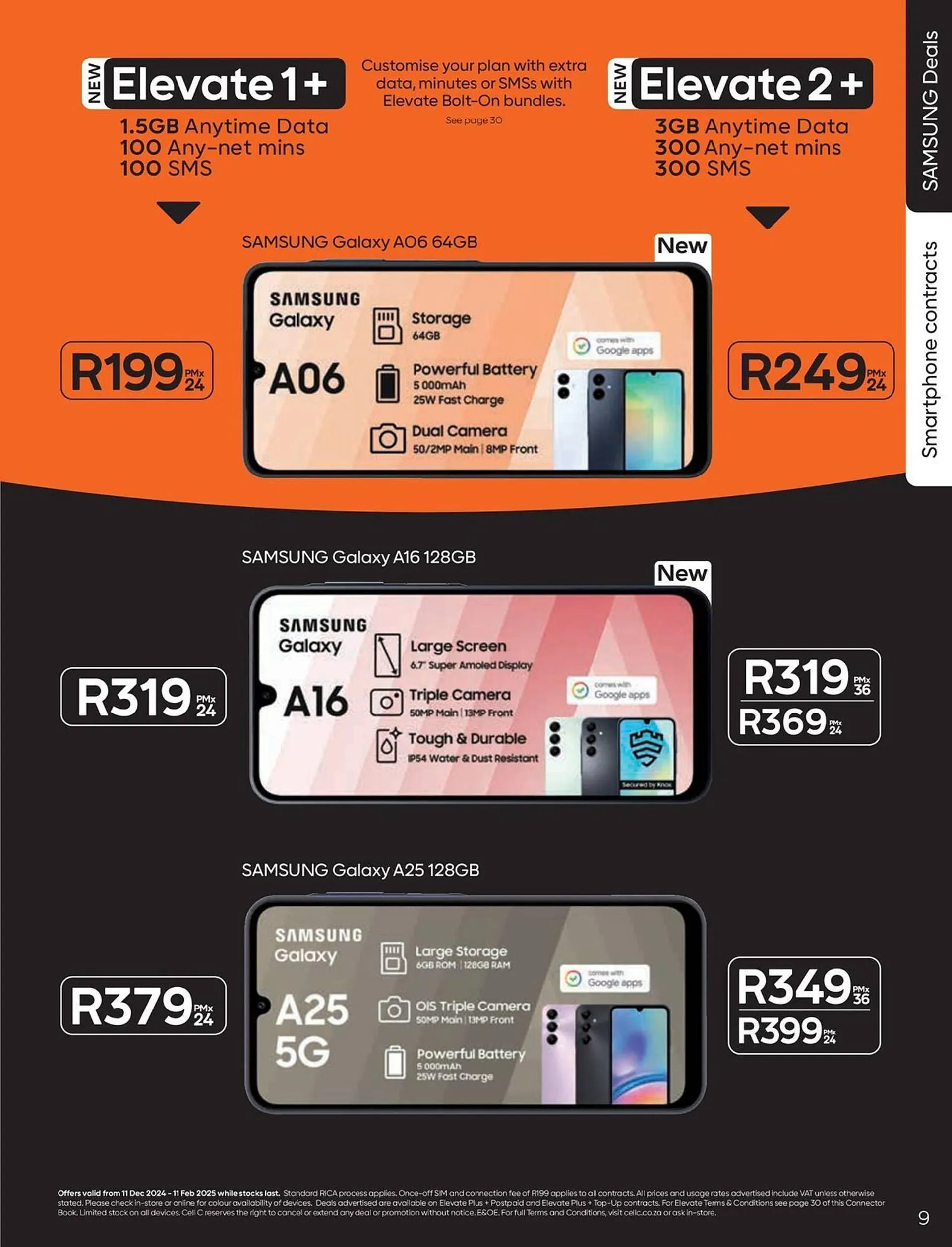 Cell C catalogue from 12 December to 11 February 2025 - Catalogue Page 9