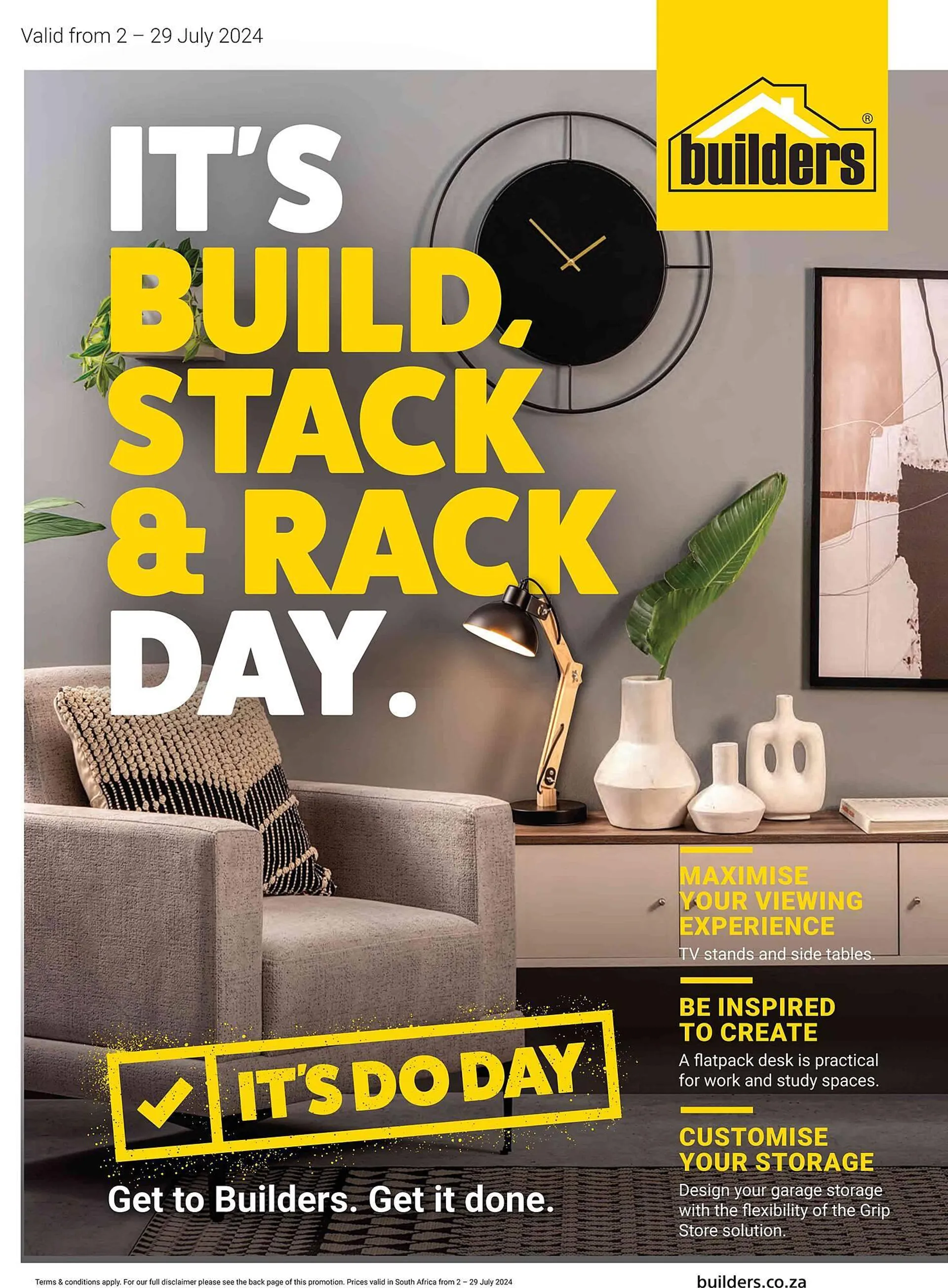 Builders Warehouse catalogue from 2 July to 29 July 2024 - Catalogue Page 1