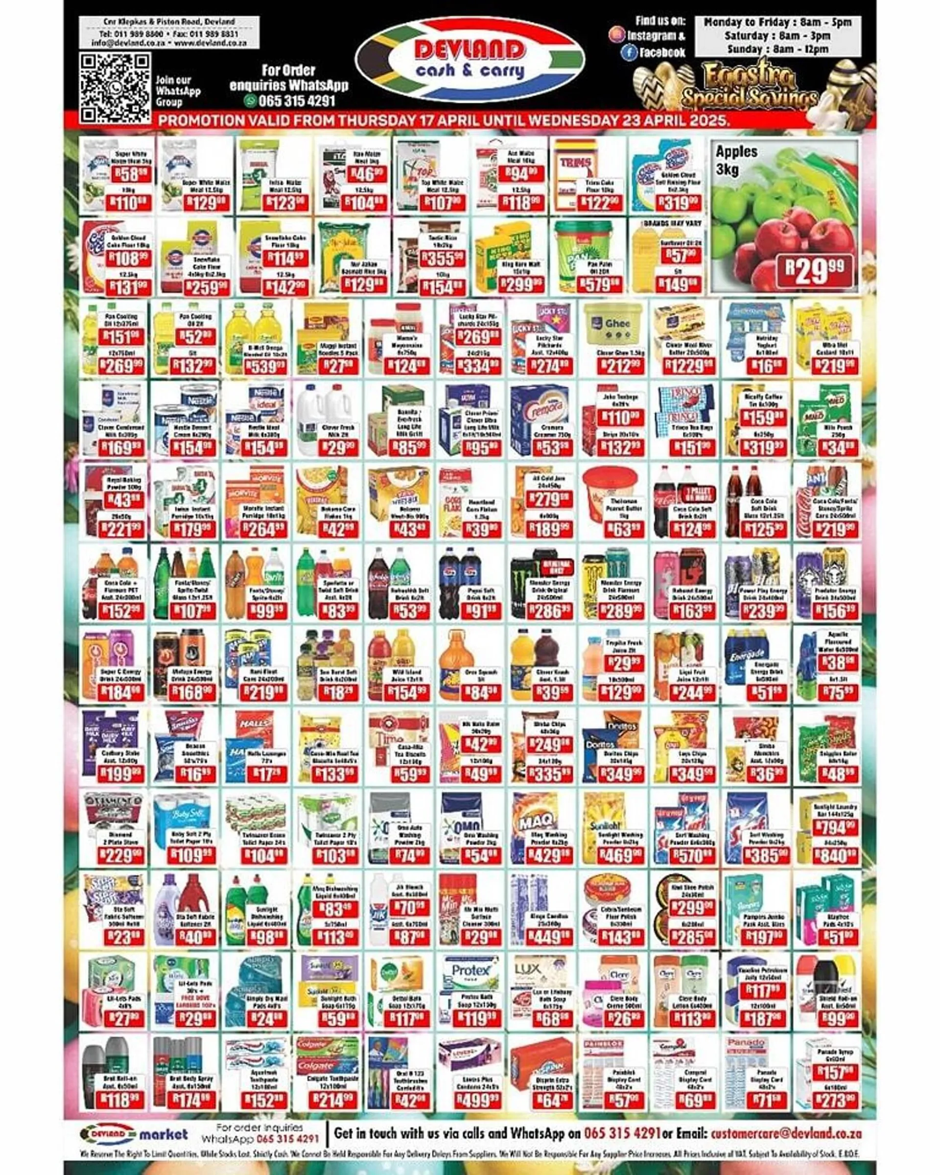 Devland Cash And Carry catalogue from 17 April to 23 April 2025 - Catalogue Page 1