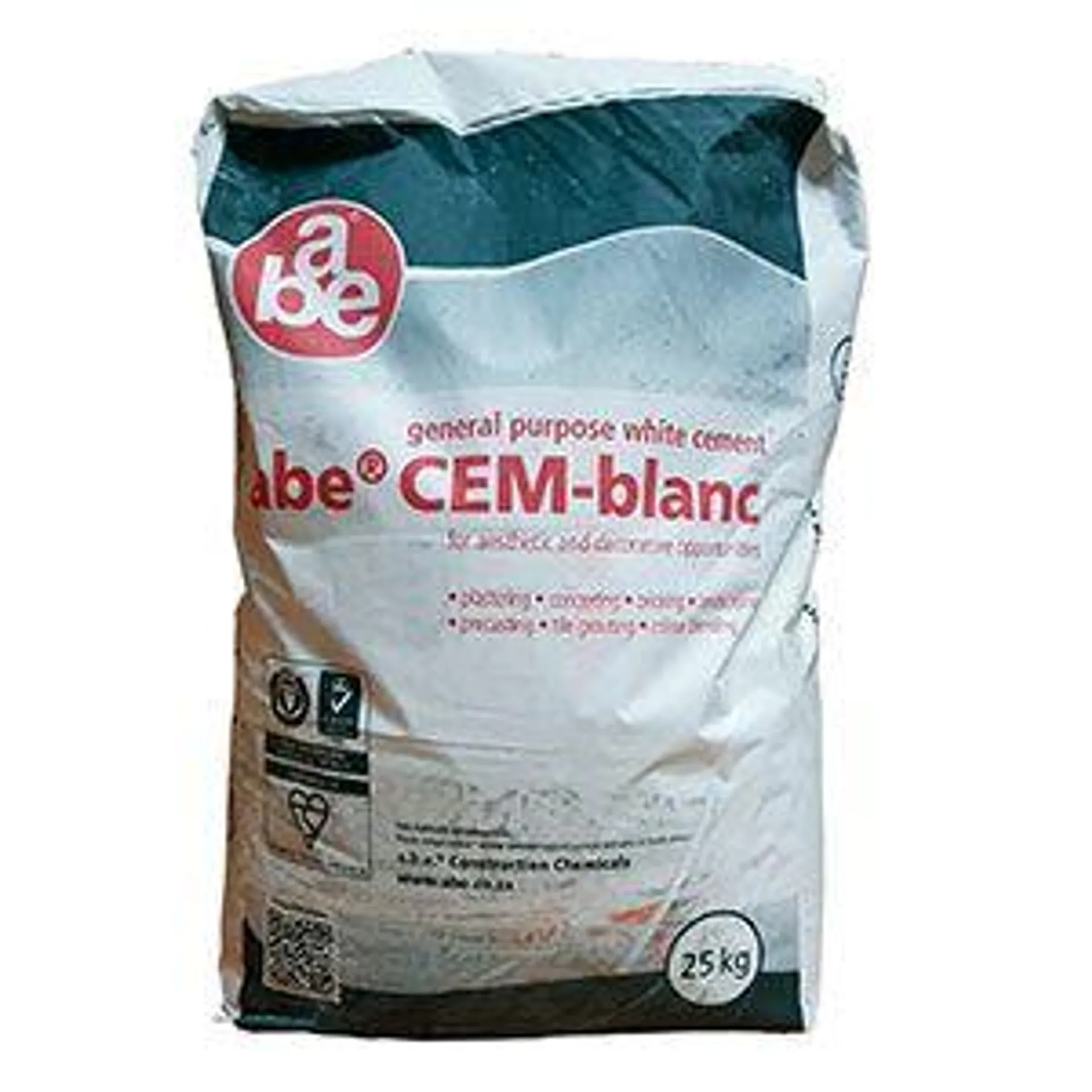 Abe Cem-blanc White Portland Cement 25kg