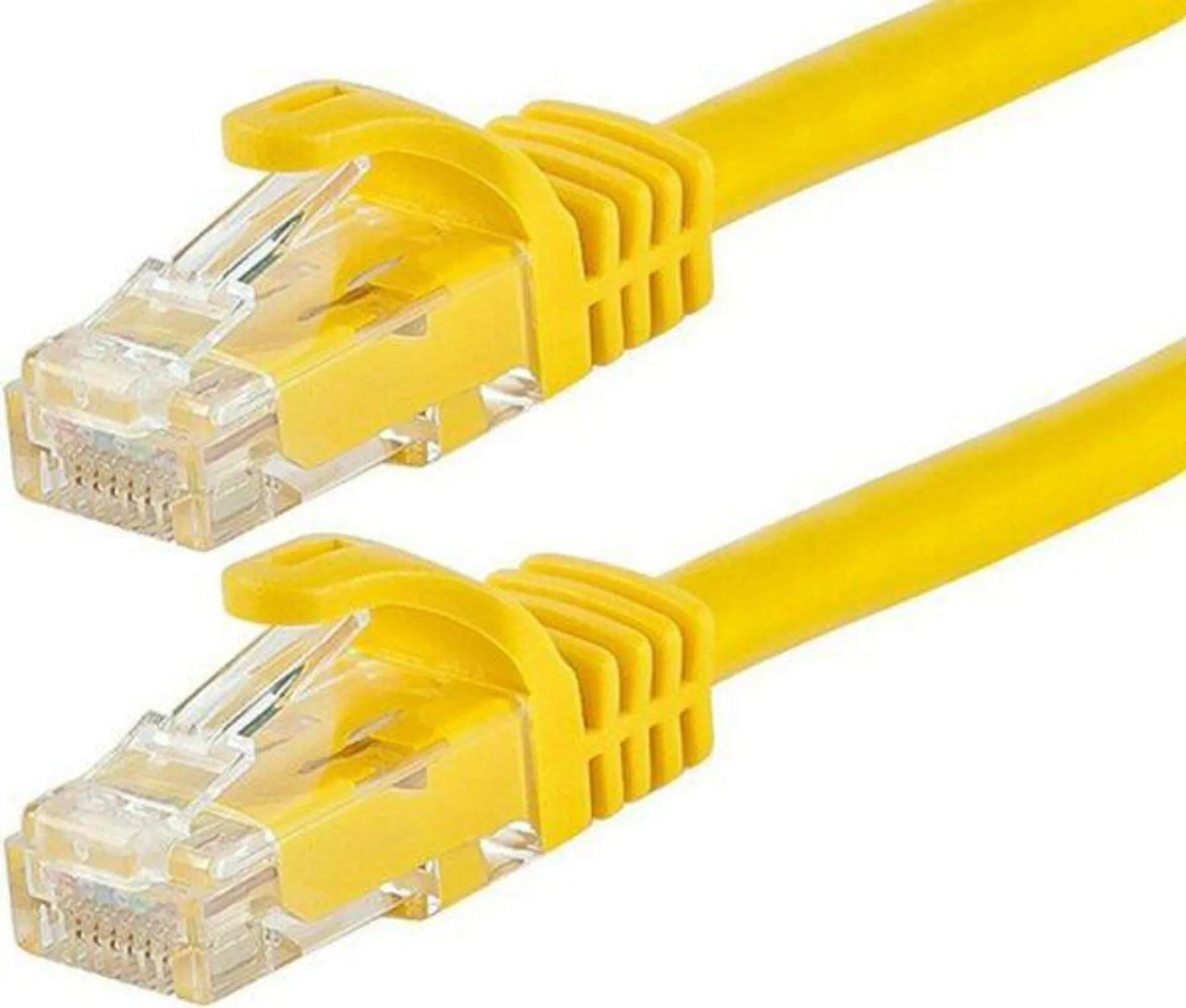 LINKQNET 5M CAT5E MOULDED FLYLEAD YELLOW