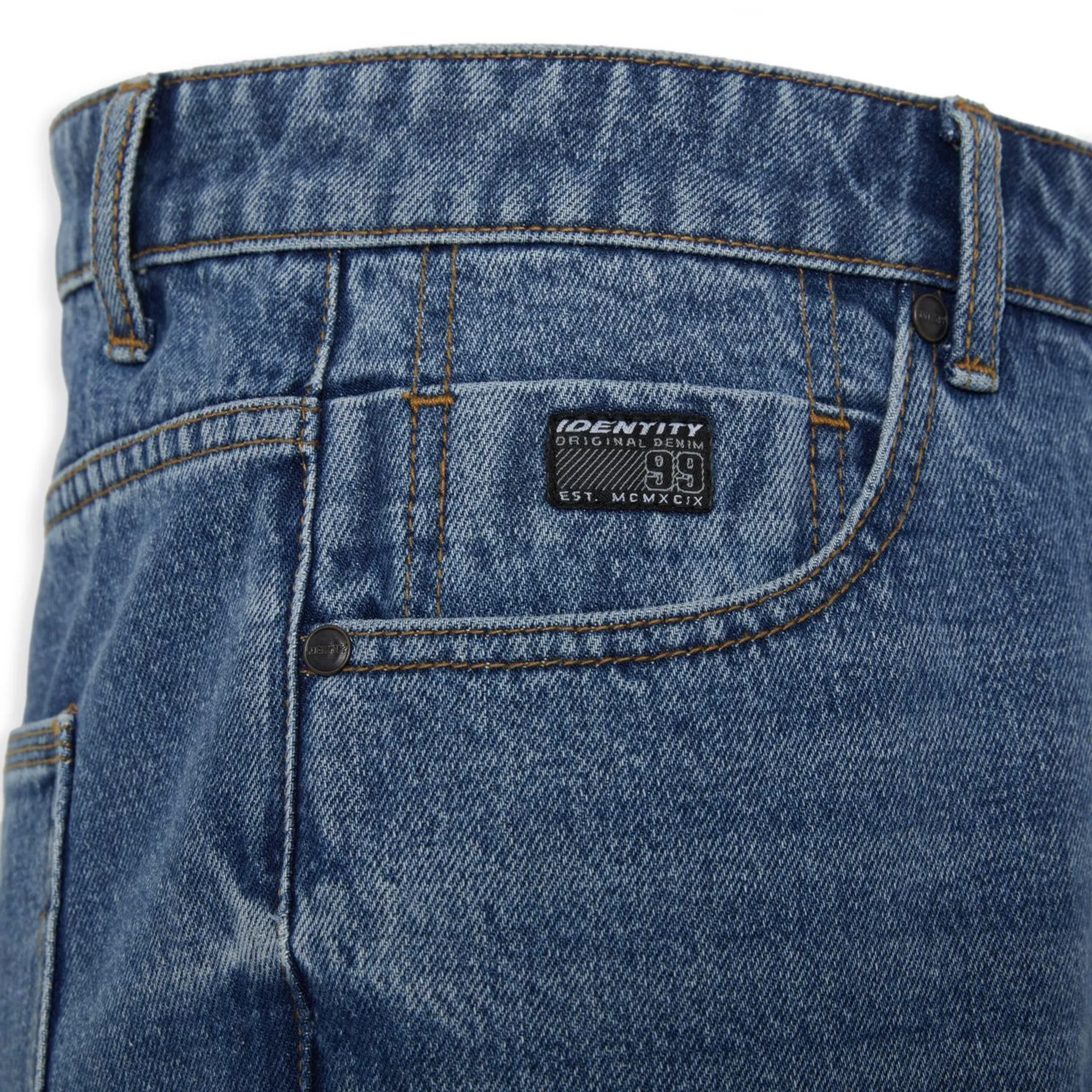 Indigo Straight Leg Jeans