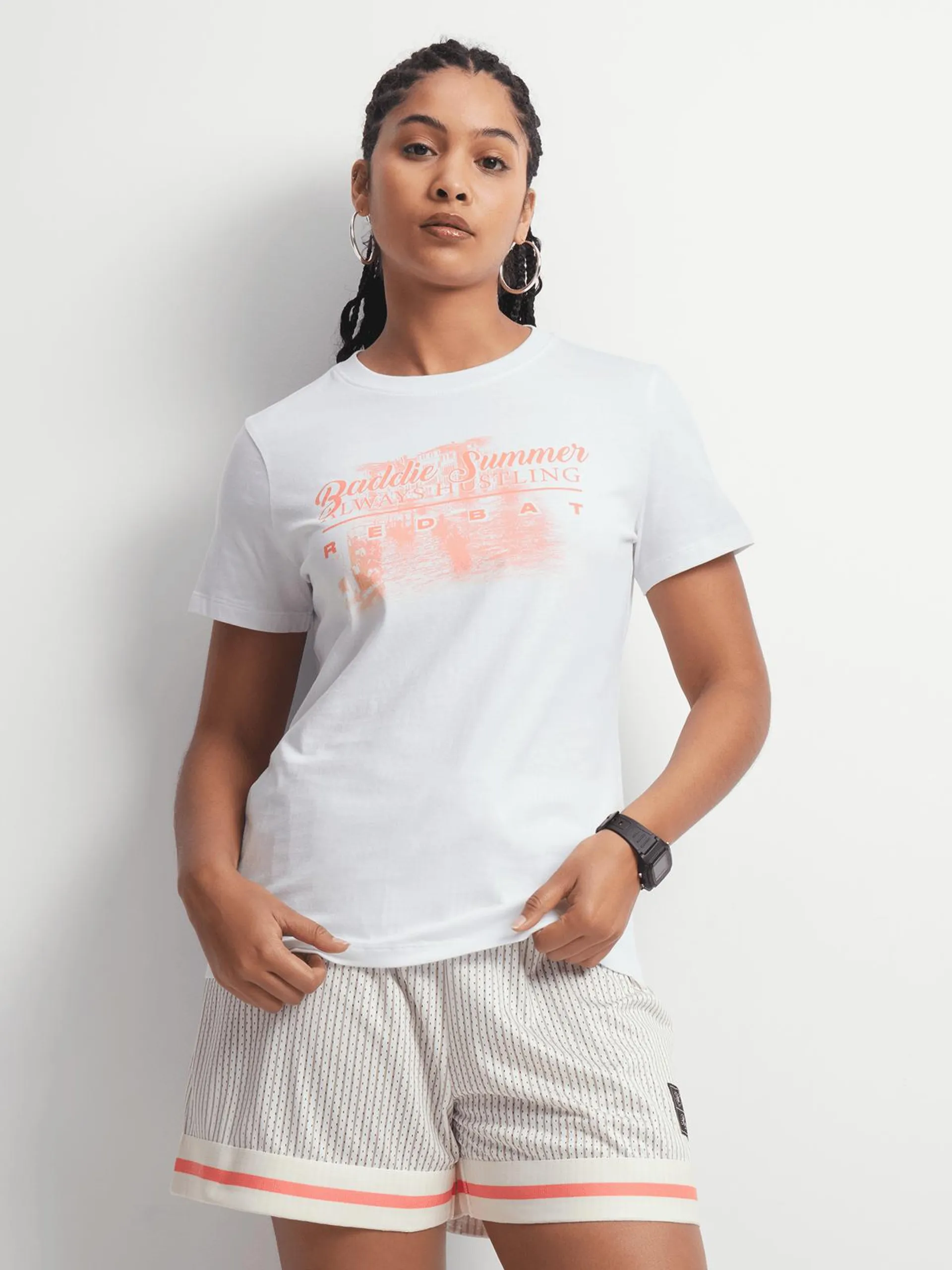 Redbat Women's White T-Shirt