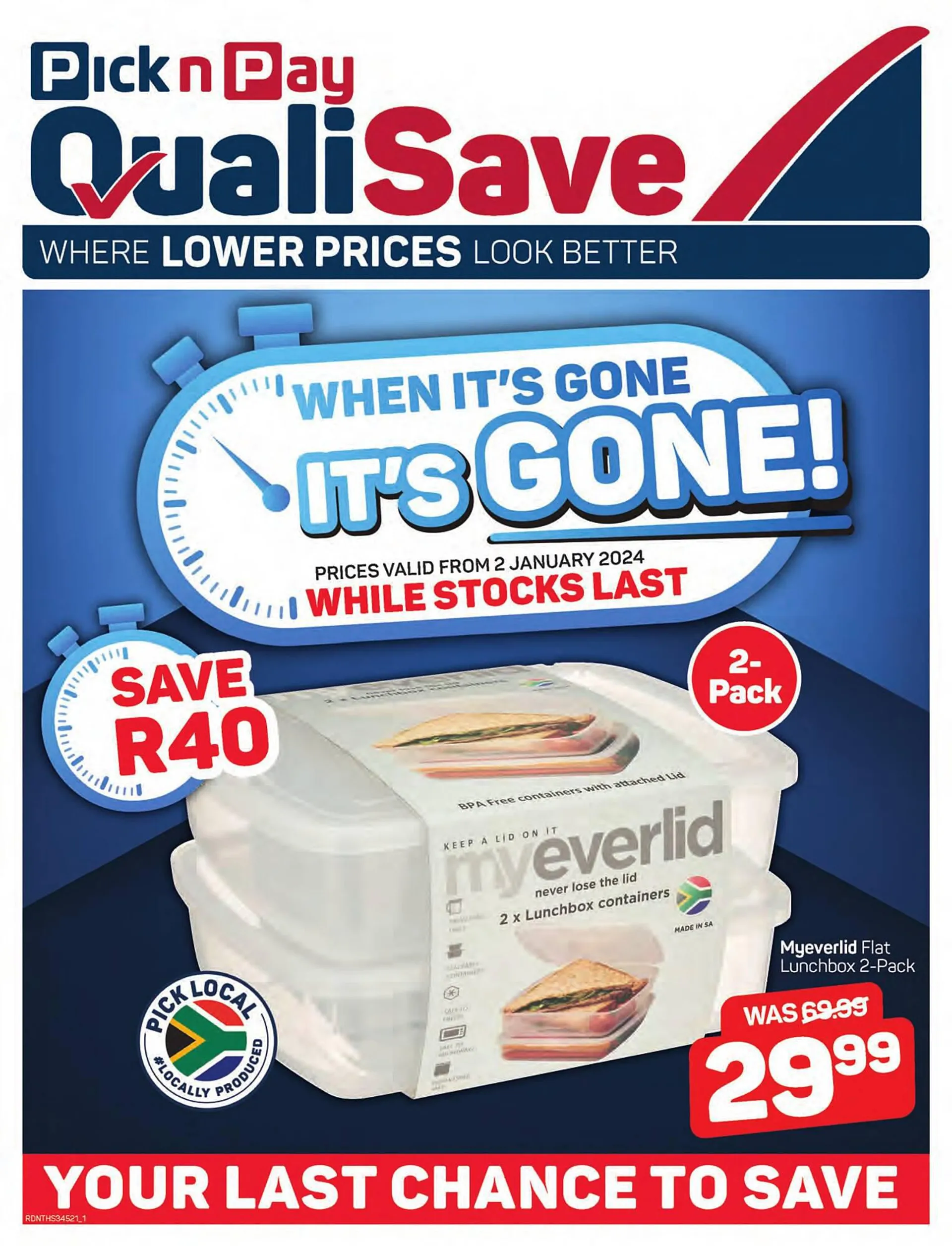 Pick n Pay catalogue from 4 January to 21 January 2024 - Catalogue Page 1