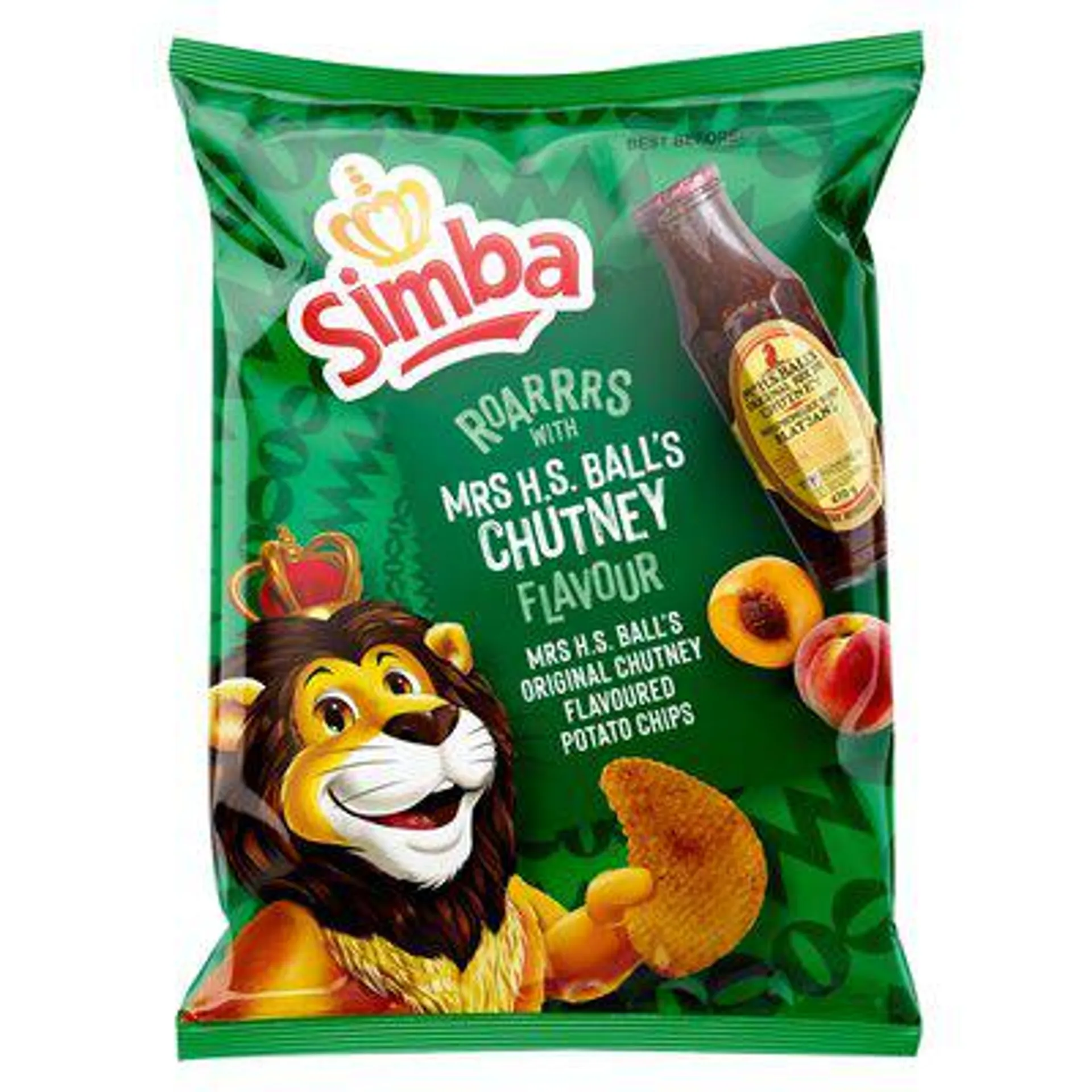 Simba Potato Chips Mrs Balls Chutney 120g