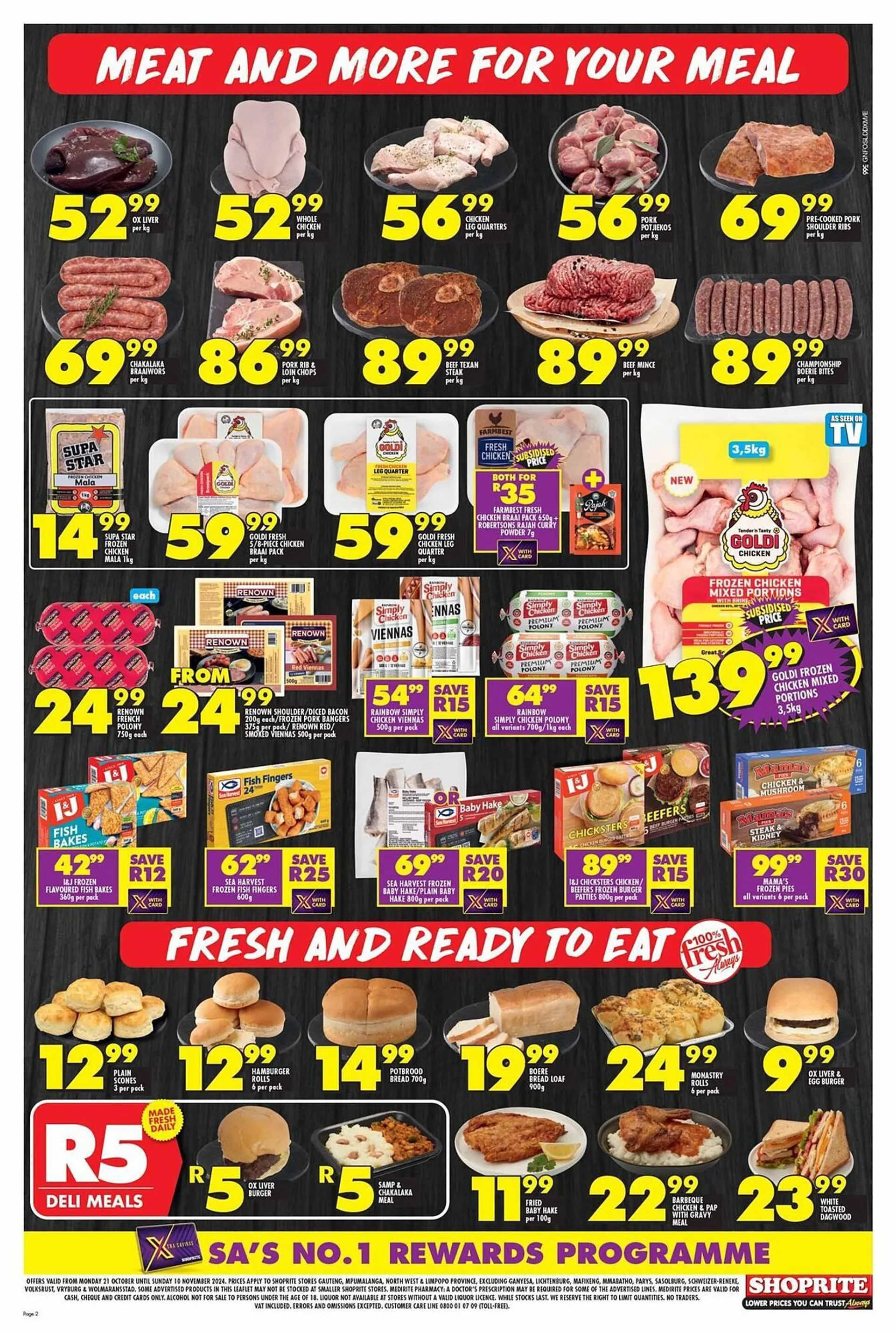 Shoprite catalogue from 28 October to 10 November 2024 - Catalogue Page 2