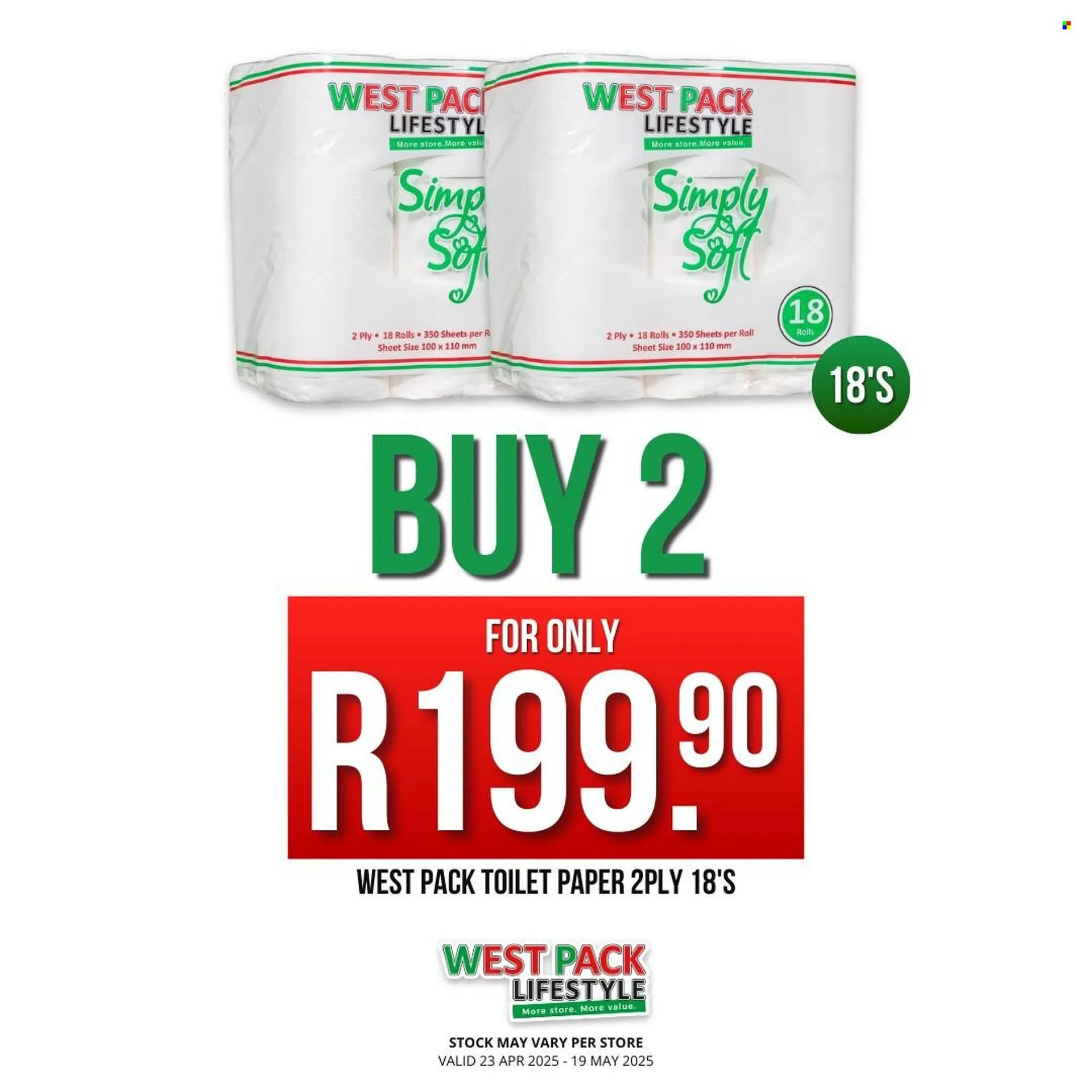 West Pack Lifestyle catalogue from 23 April to 19 May 2025 - Catalogue Page 2