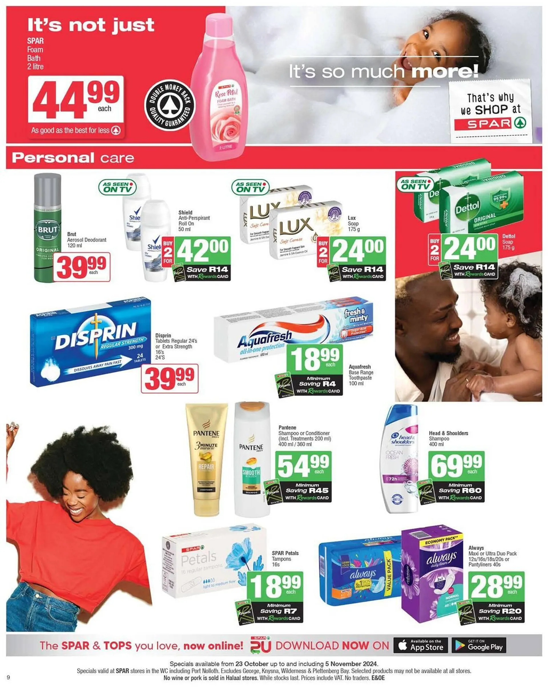 Spar catalogue from 23 October to 5 November 2024 - Catalogue Page 9