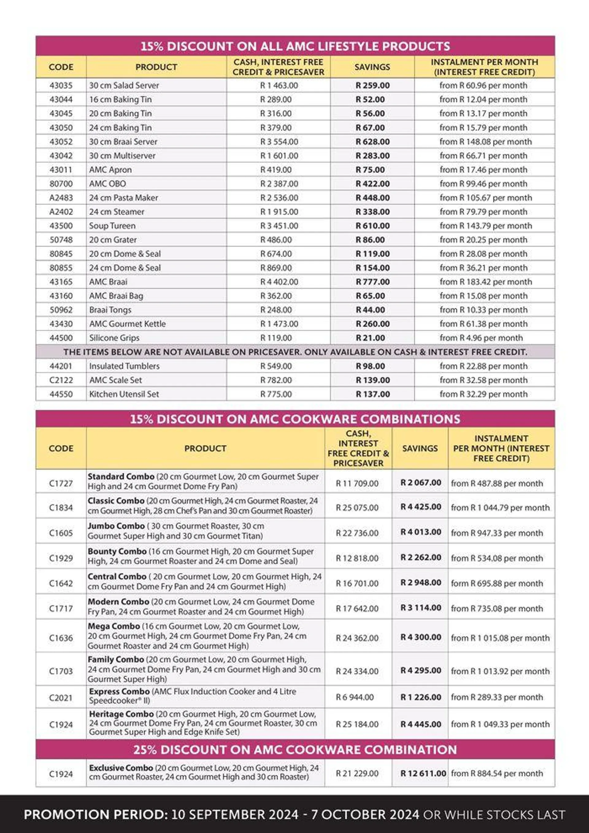 September 2024 Promotion from 13 September to 7 October 2024 - Catalogue Page 7