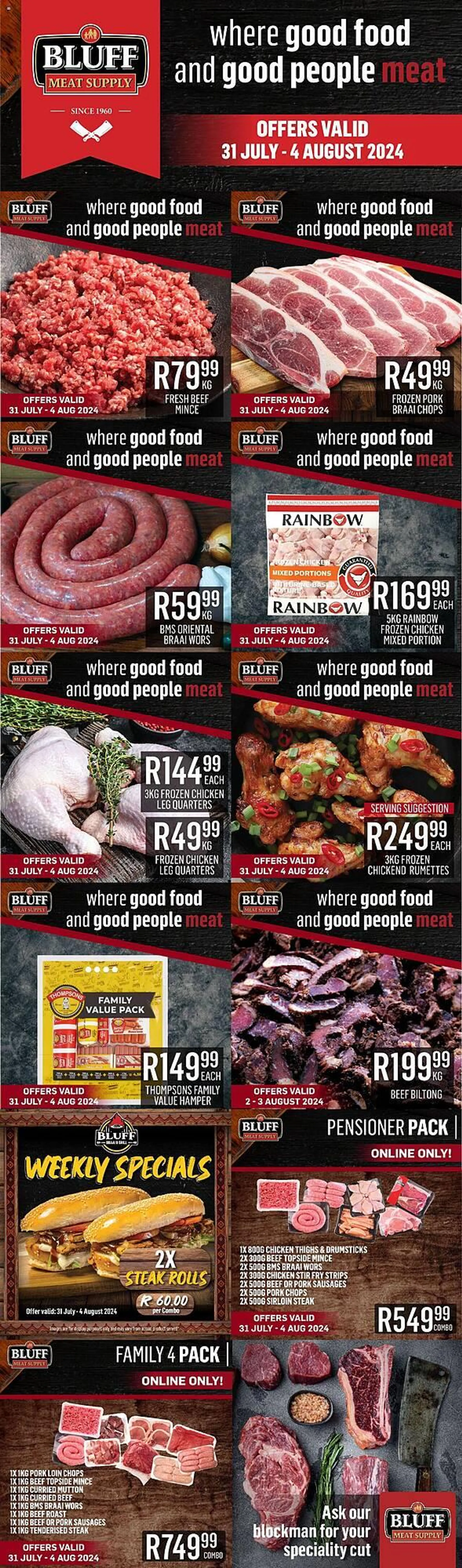 Bluff Meat Supply catalogue - 1