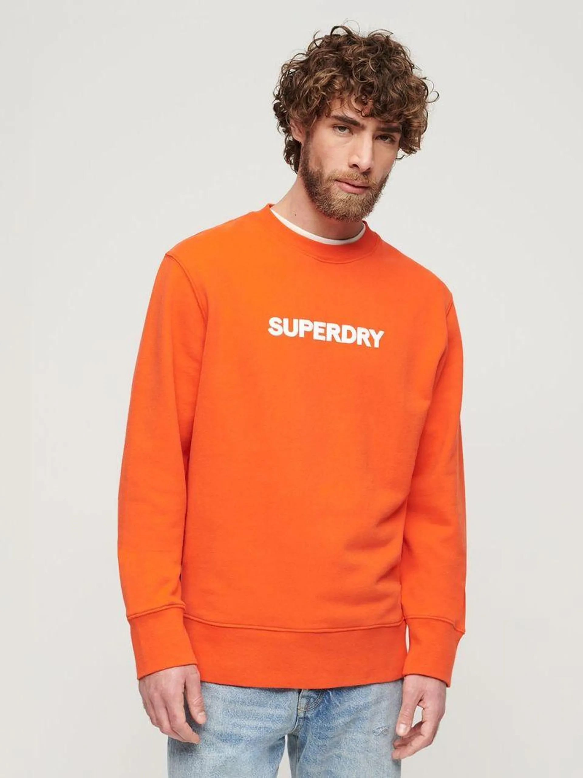 Men's Superdry Sport Loose Crew Sweatshirt