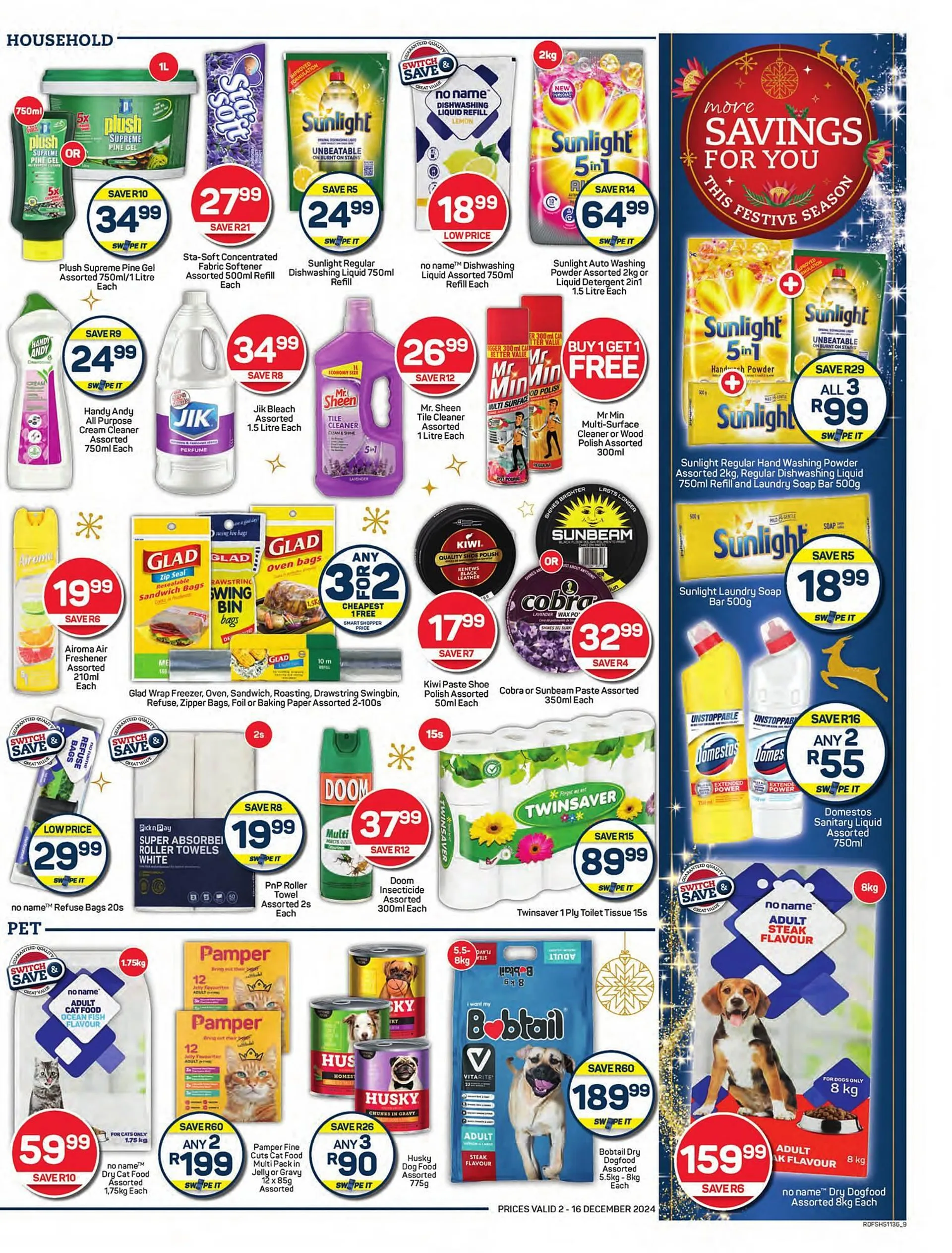 Pick n Pay catalogue from 2 December to 16 December 2024 - Catalogue Page 9