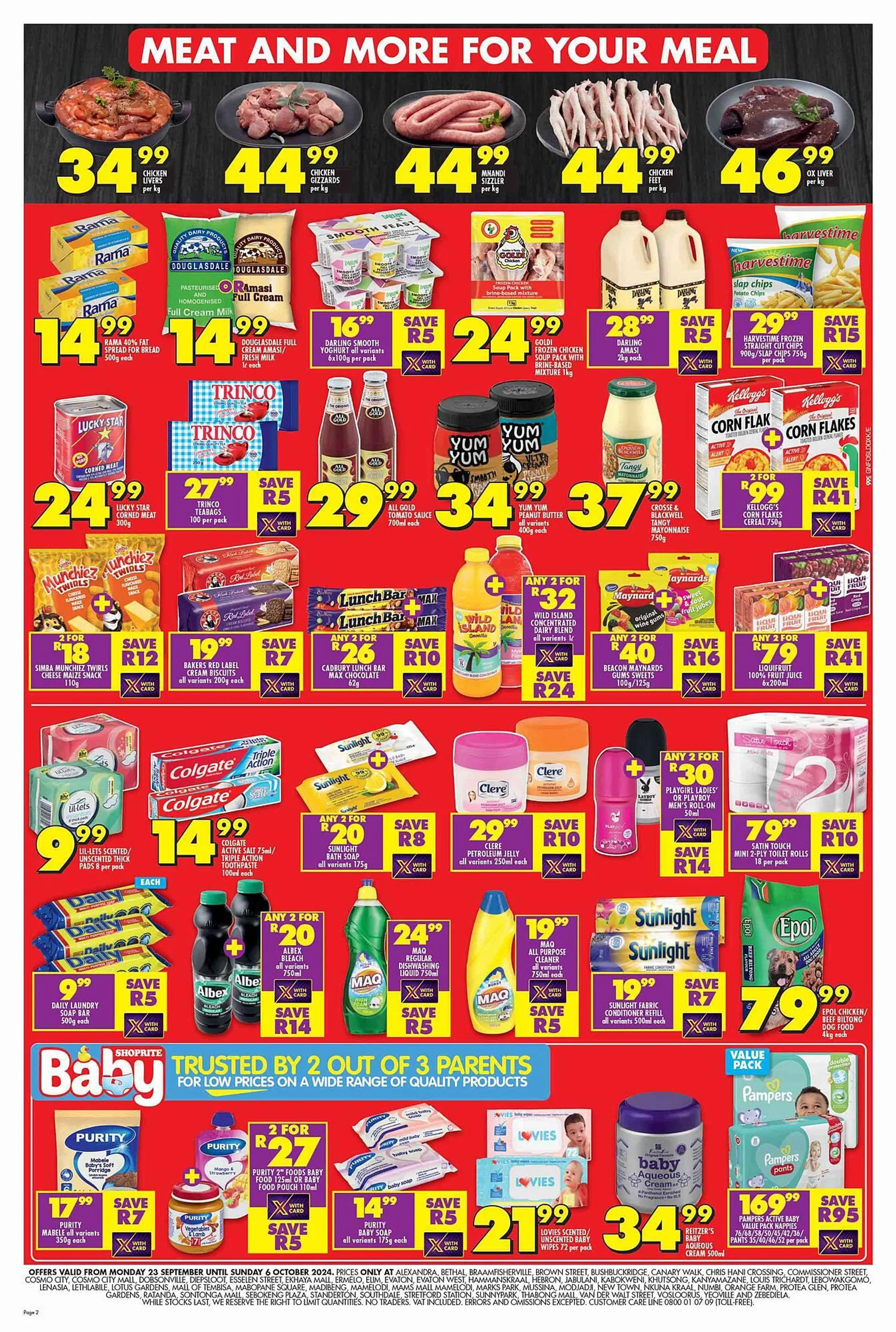 Shoprite catalogue from 23 September to 6 October 2024 - Catalogue Page 2