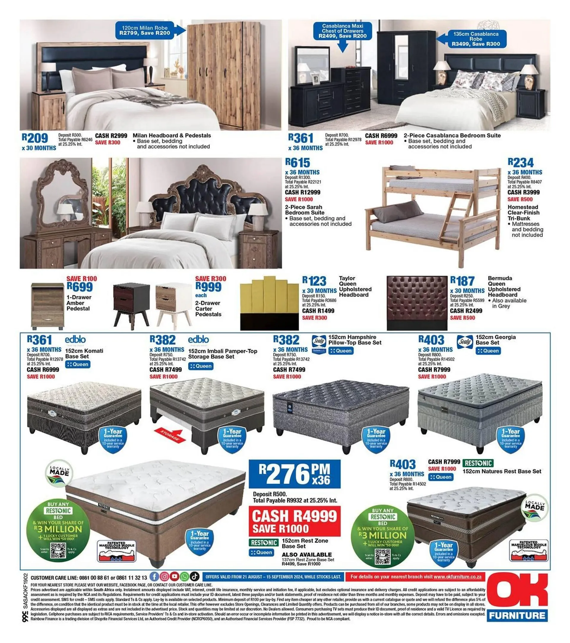 OK Furniture catalogue from 22 August to 15 September 2024 - Catalogue Page 8