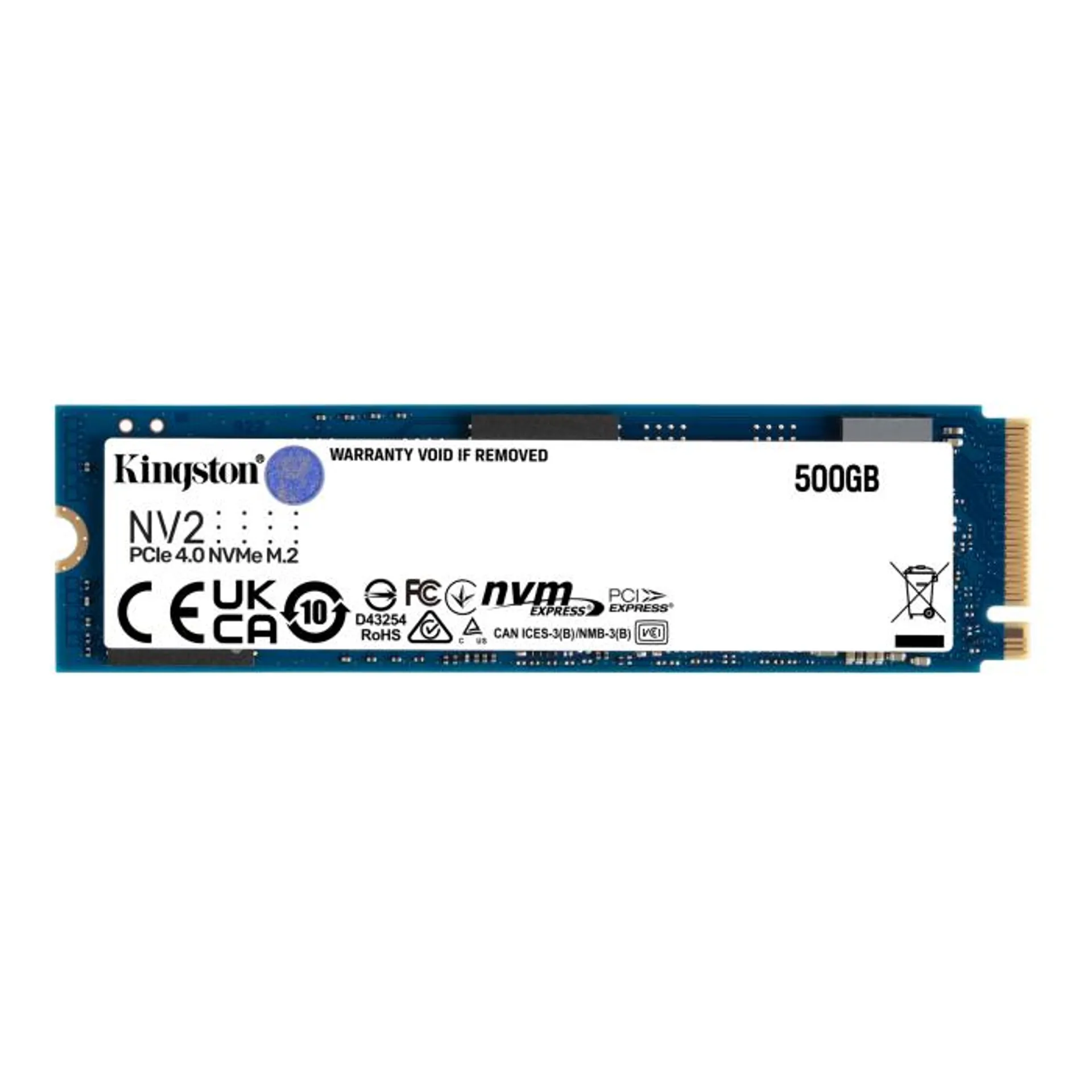 Kingston 500G NV2 M.2 2280 PCIe 4.0 NVMe SSD