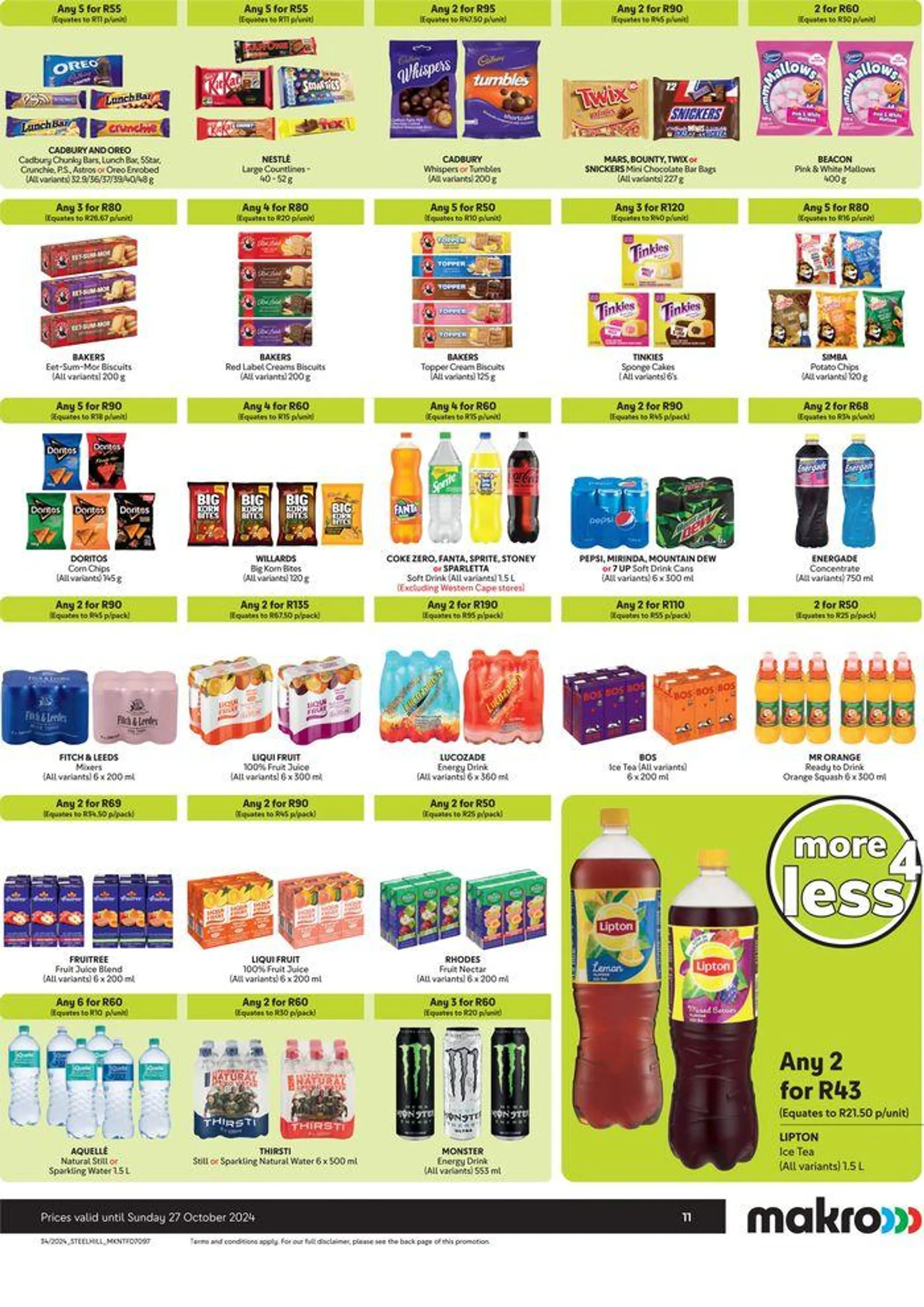 Makro : More 4 Less from 19 August to 27 October 2024 - Catalogue Page 11