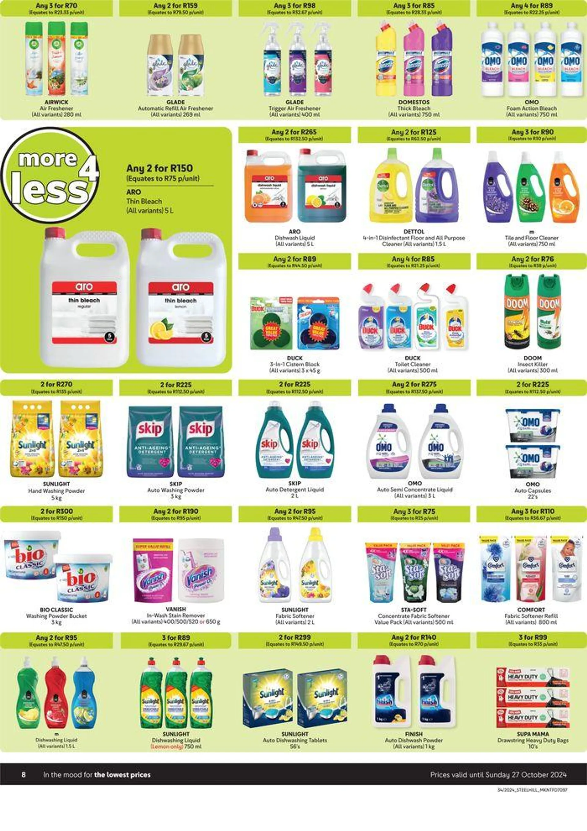 Makro : More 4 Less from 19 August to 27 October 2024 - Catalogue Page 8