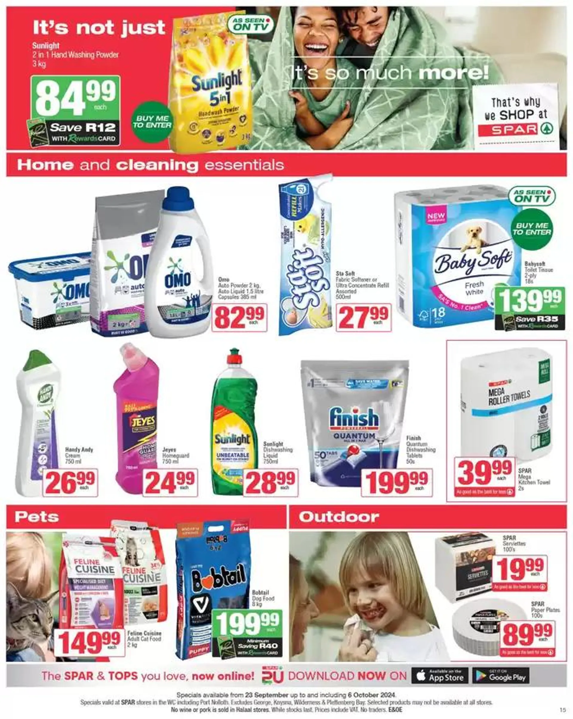 Specials Spar from 23 September to 6 October 2024 - Catalogue Page 15