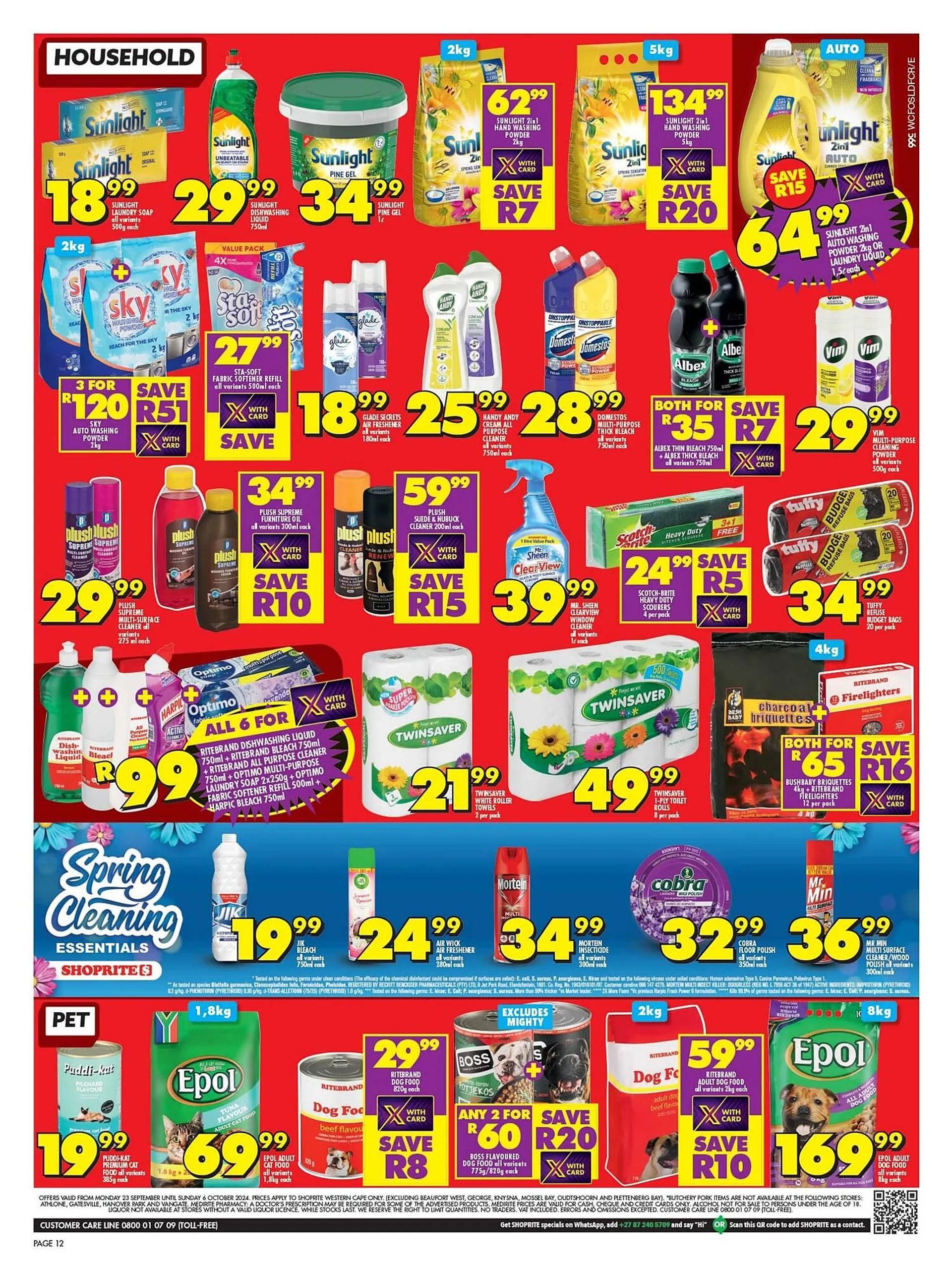 Shoprite catalogue from 23 September to 6 October 2024 - Catalogue Page 12